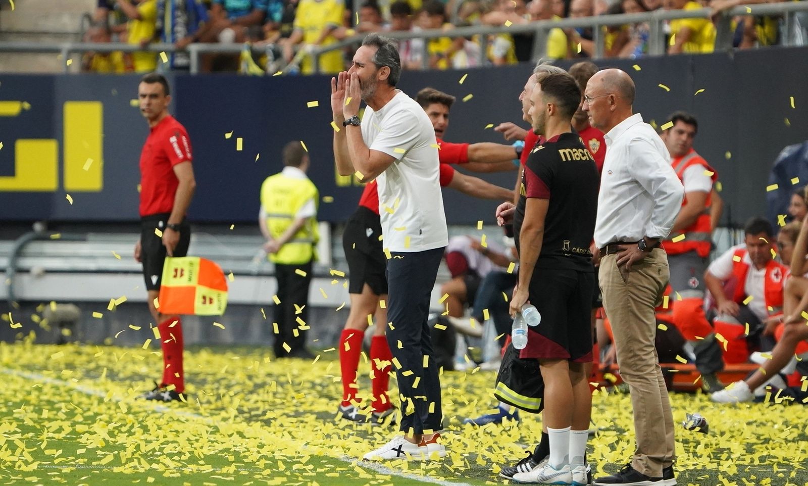 El técnico valenciano, en un entrenamiento reciente