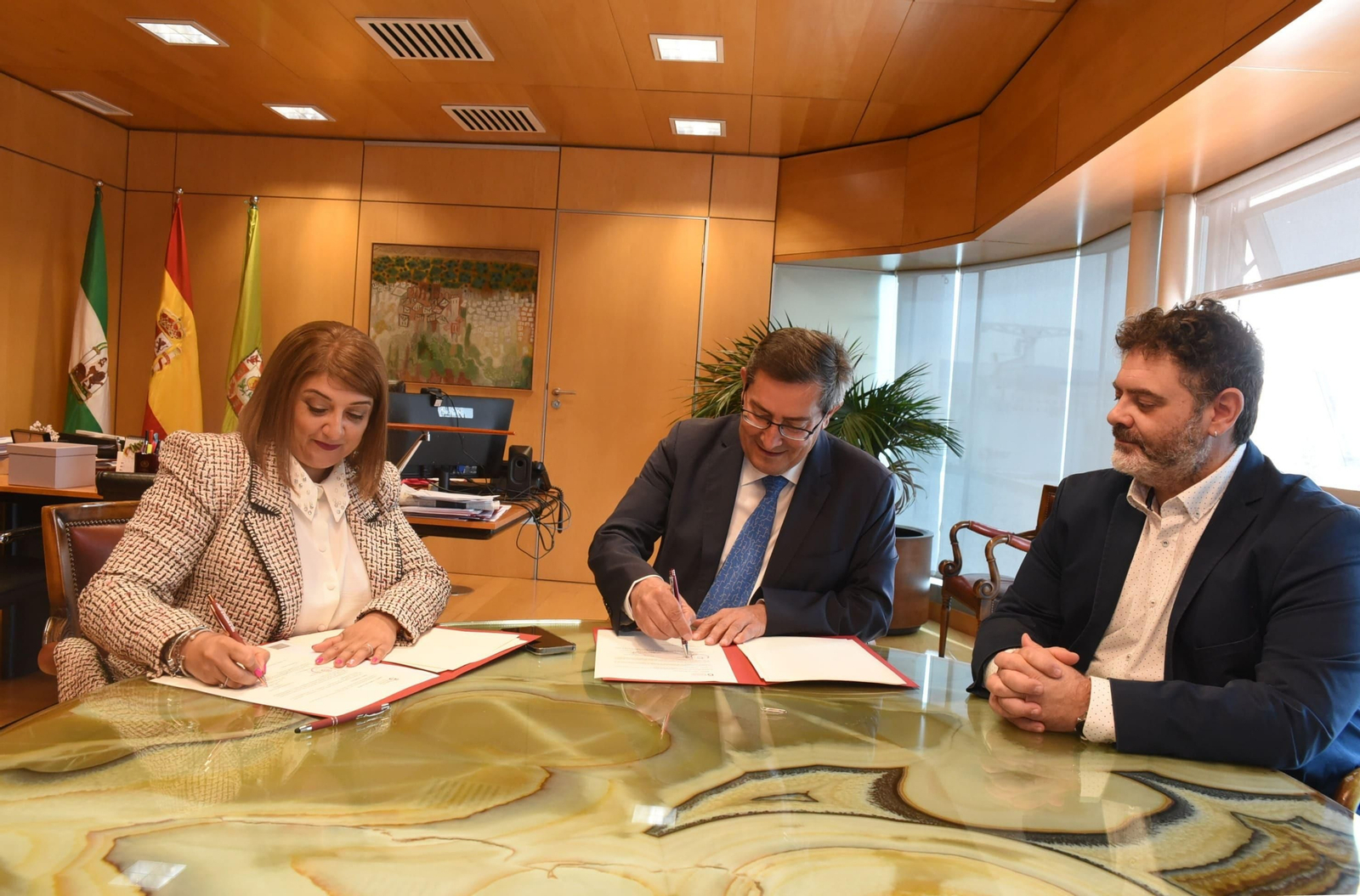 Dolores Cañavate y José Entrena