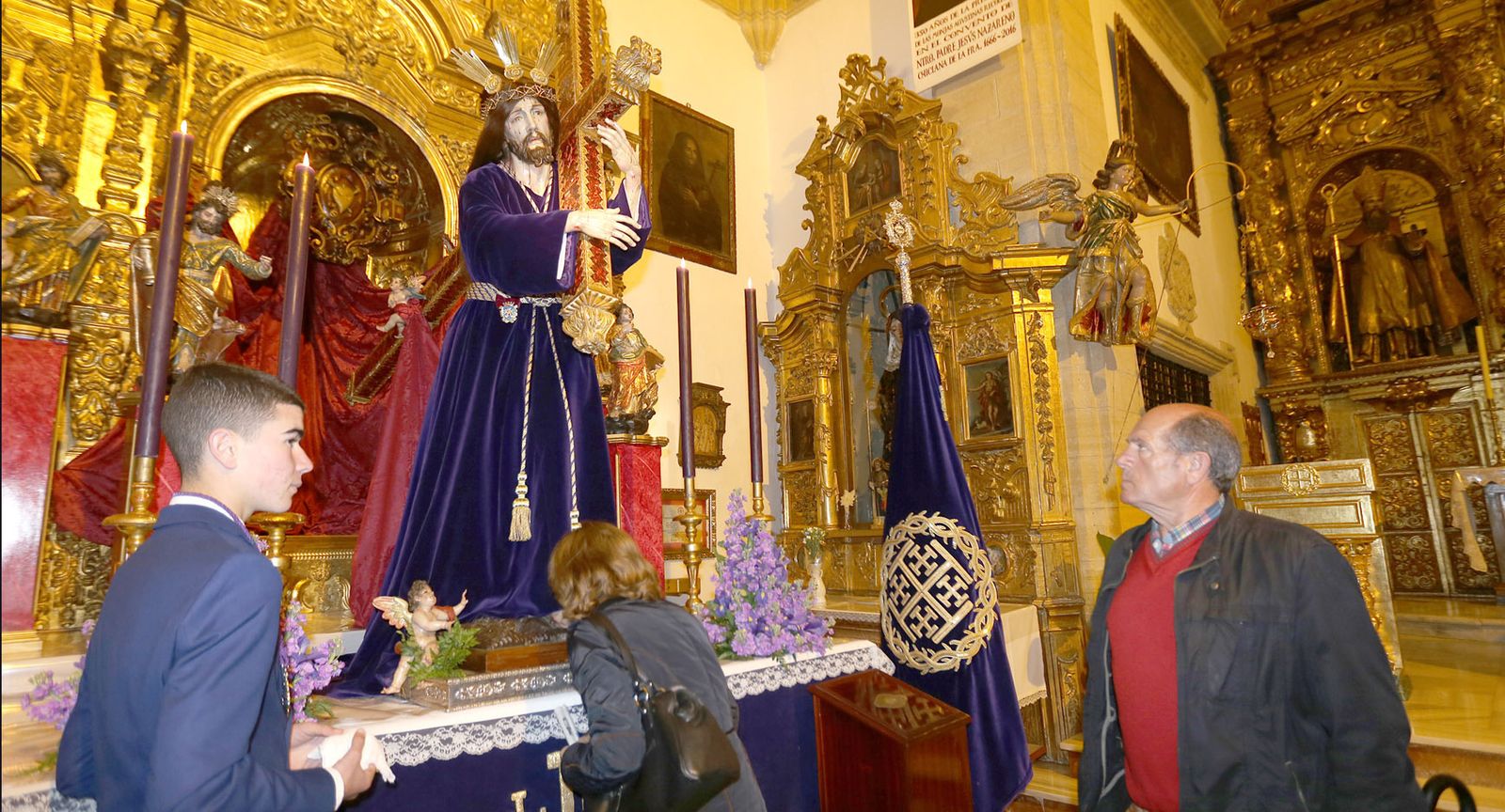 Besapié de Jesús Nazareno, en una imagen del pasado año.