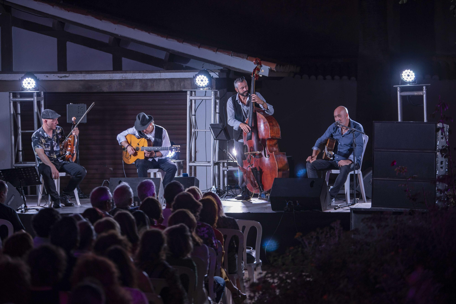 ‘Ole Swing’ durante su actuación en el Museo Doña Pakyta.