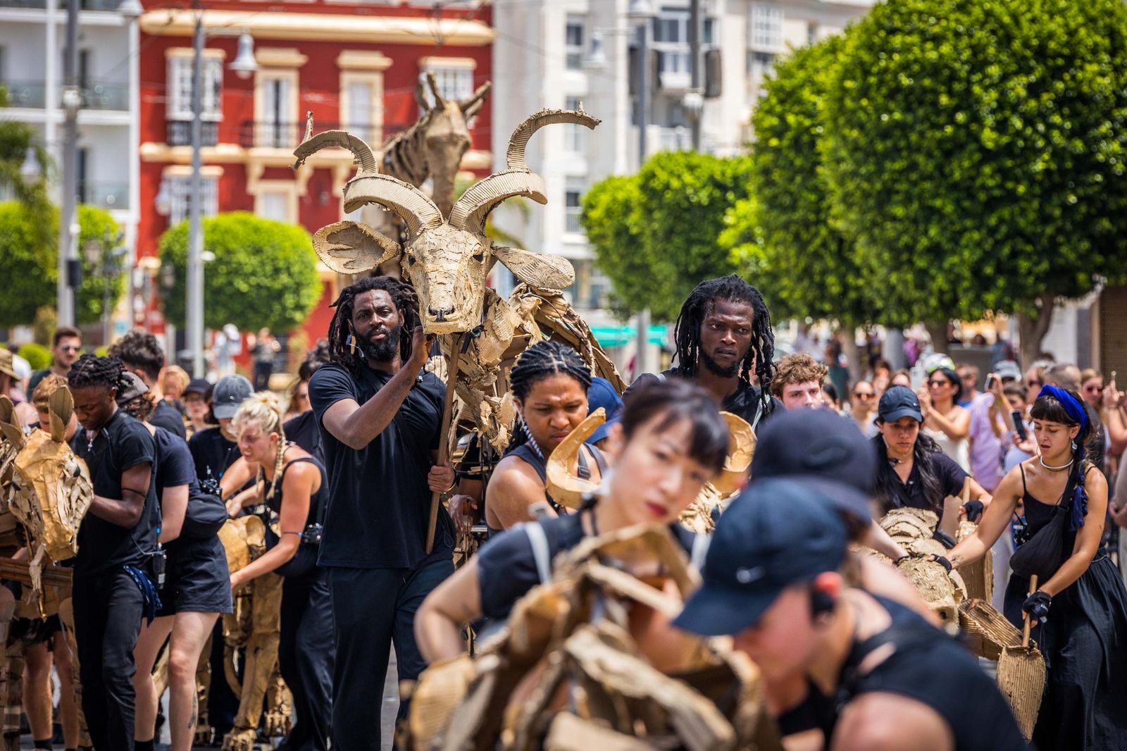 Las imágenes de 'La estampida' en San Fernando