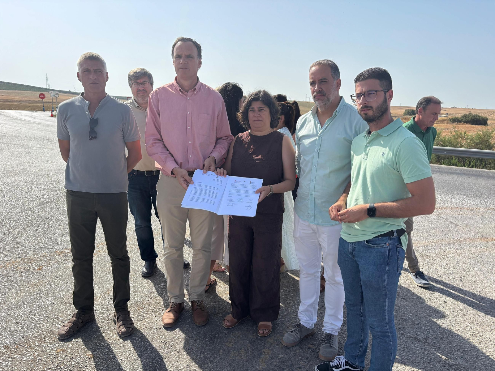 Los alcaldes implicados reclaman a la Junta que se realice el desdoble de la A-471.