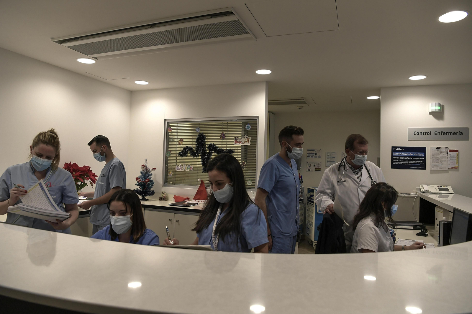 Personal del centro Vithas de Granada