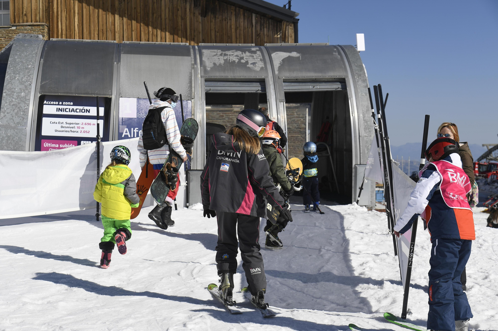 Fotos del último día de esquí en Sierra Nevada