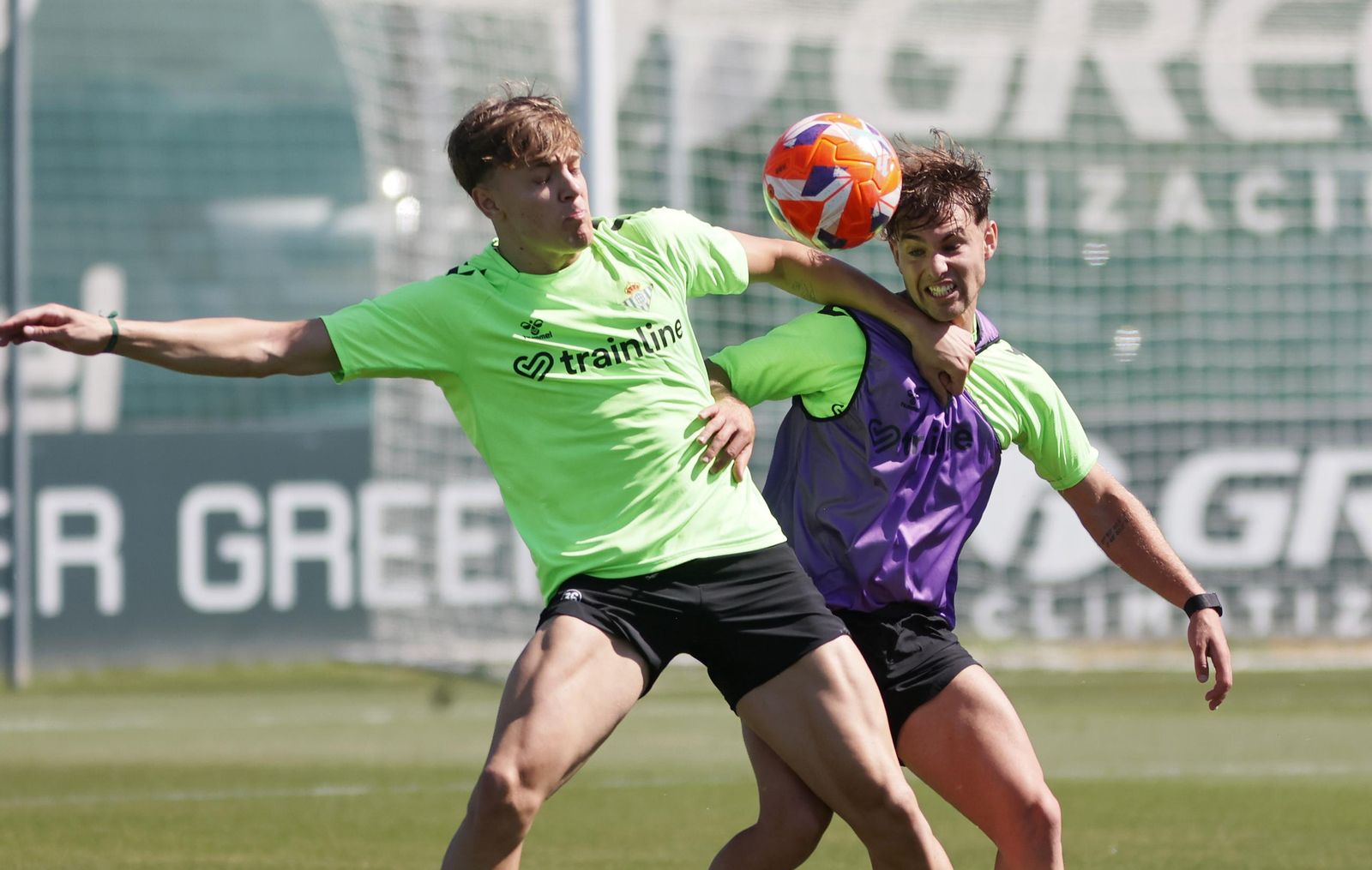 Las imágenes del entrenamiento del Betis