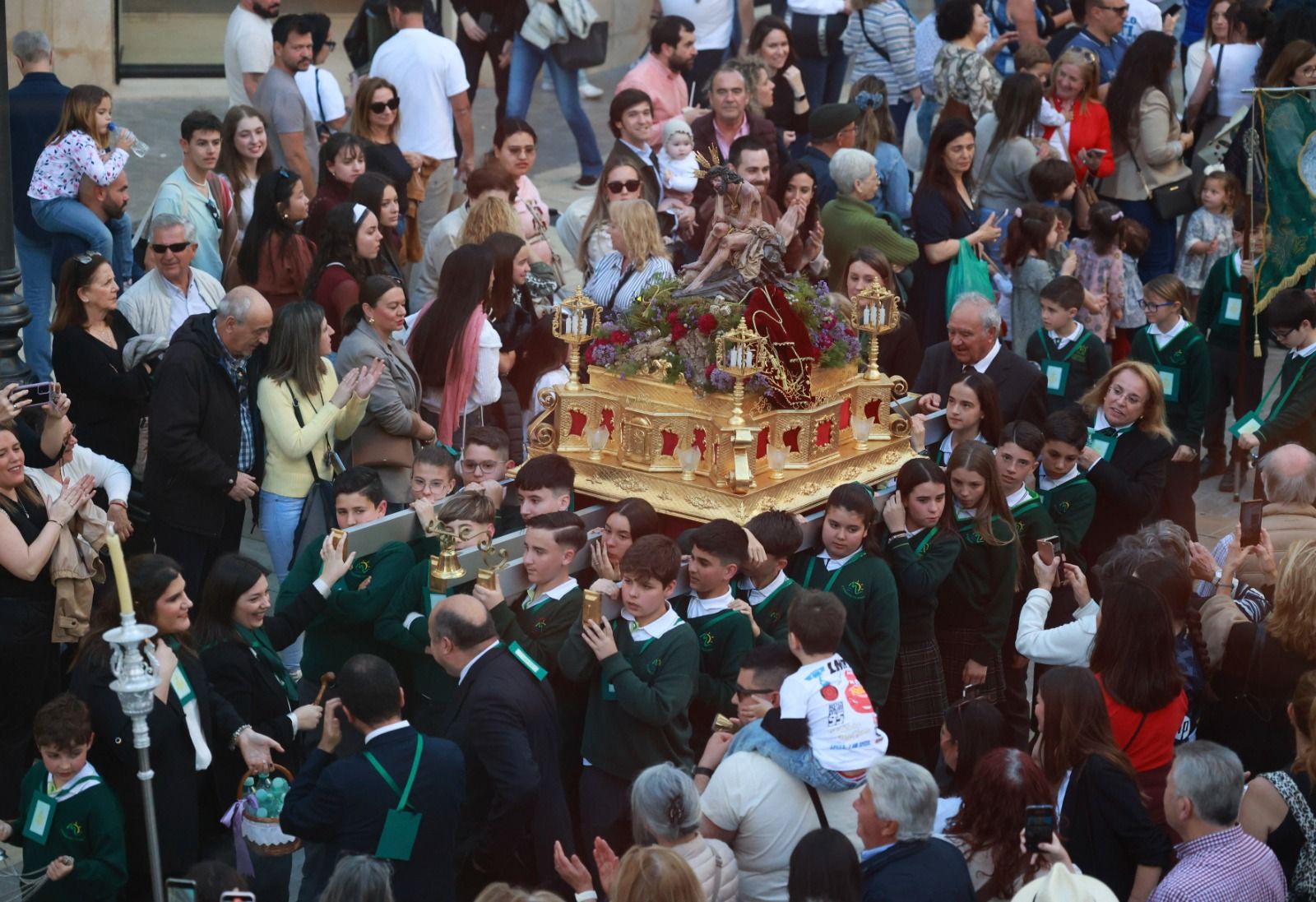 La procesión escolar de Málaga, en fotos