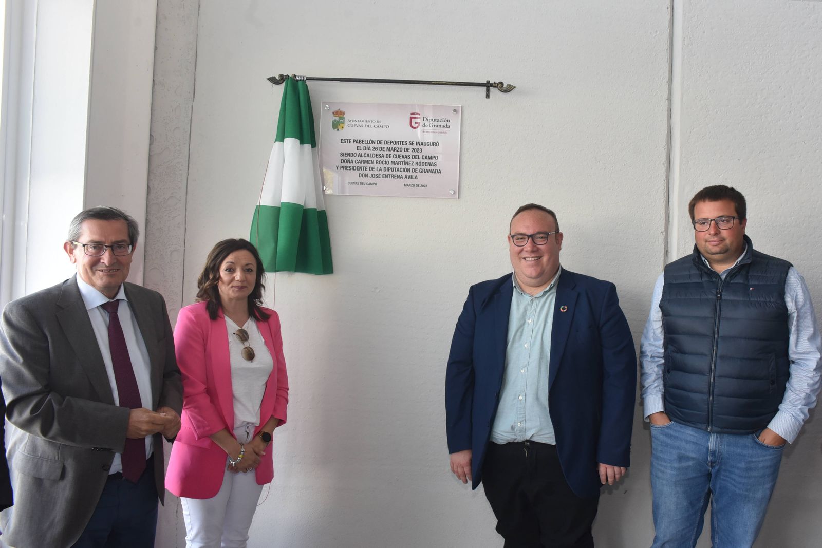 Diputación inaugura la ampliación de pista polideportiva en Cuevas del Campo
