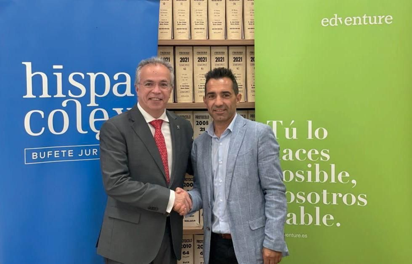 Javier López y García de La Serrana y Eduardo Casasola Rueda.