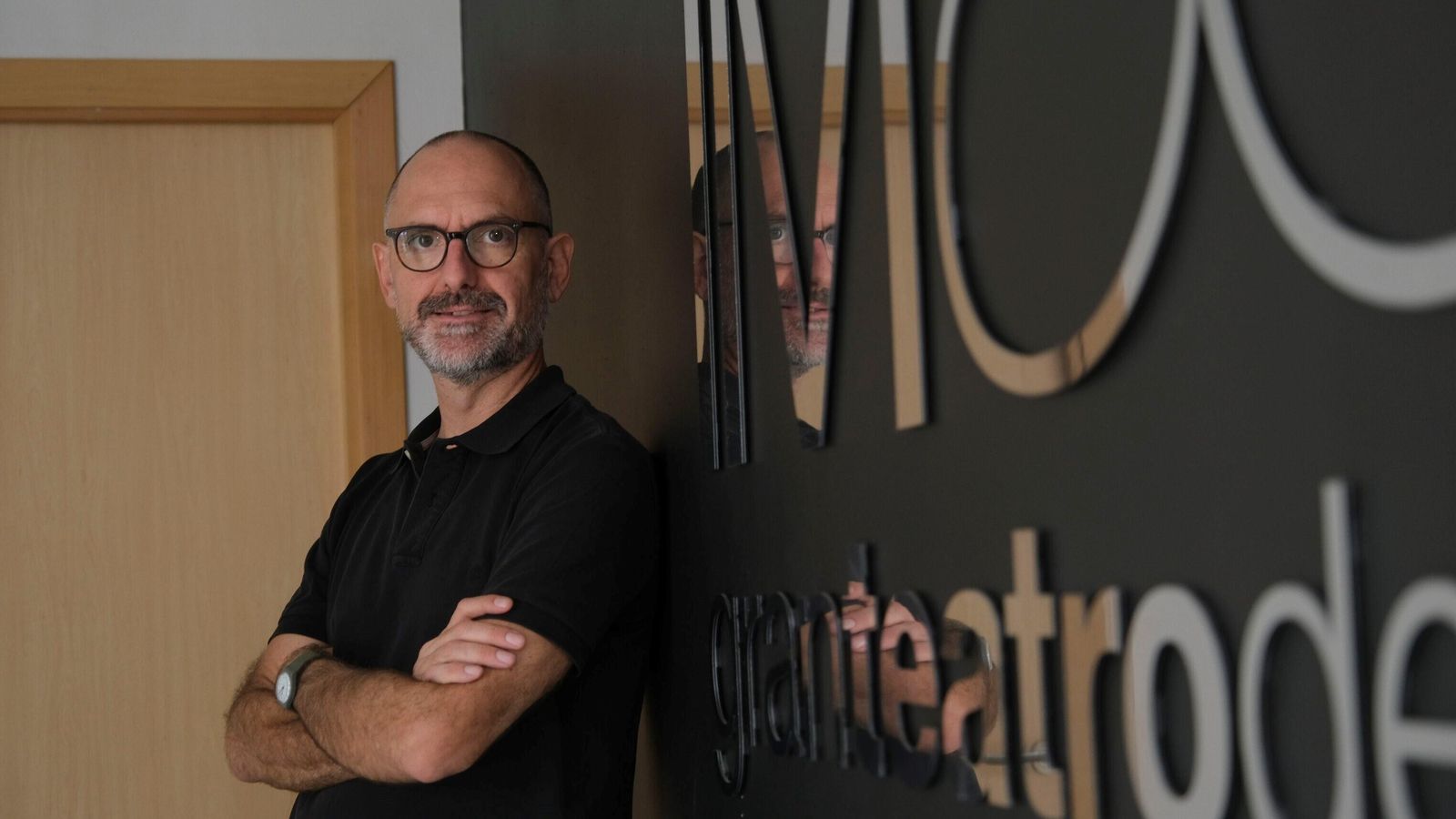 Carlos Aladro, en la zona de oficinas del Teatro de la Axerquía. Carlos Aladro, en la zona de oficinas del Teatro de la Axerquía.