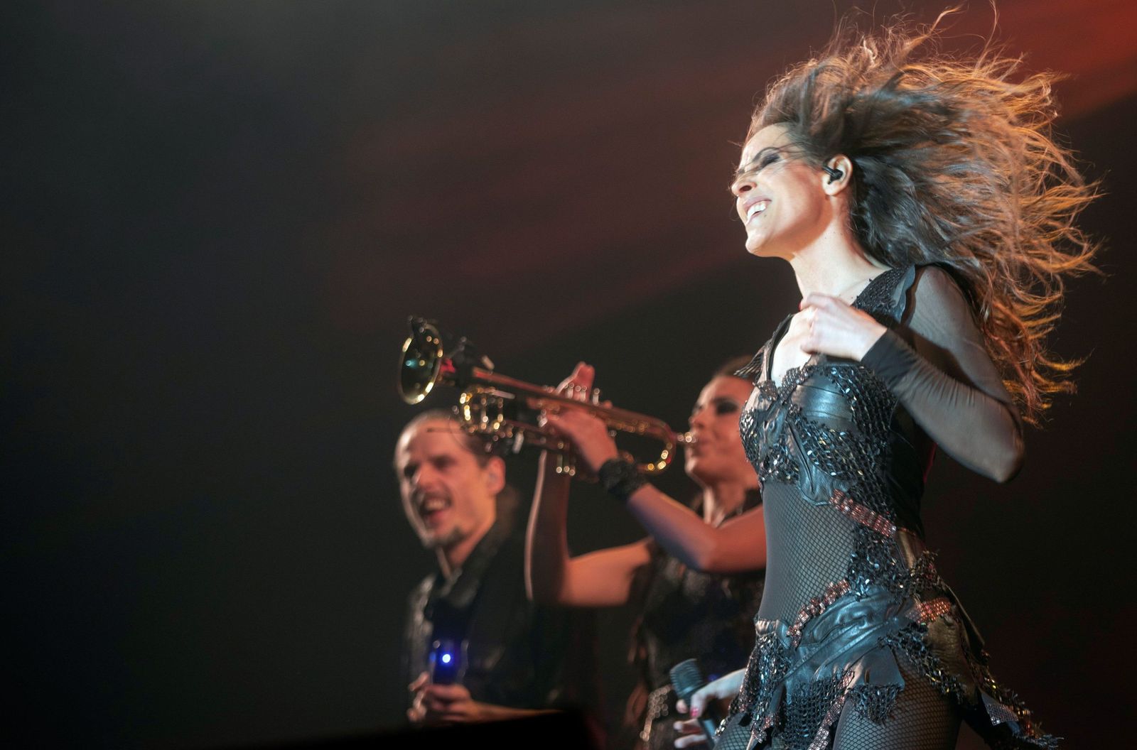 Malú, durante un concierto en Madrid.