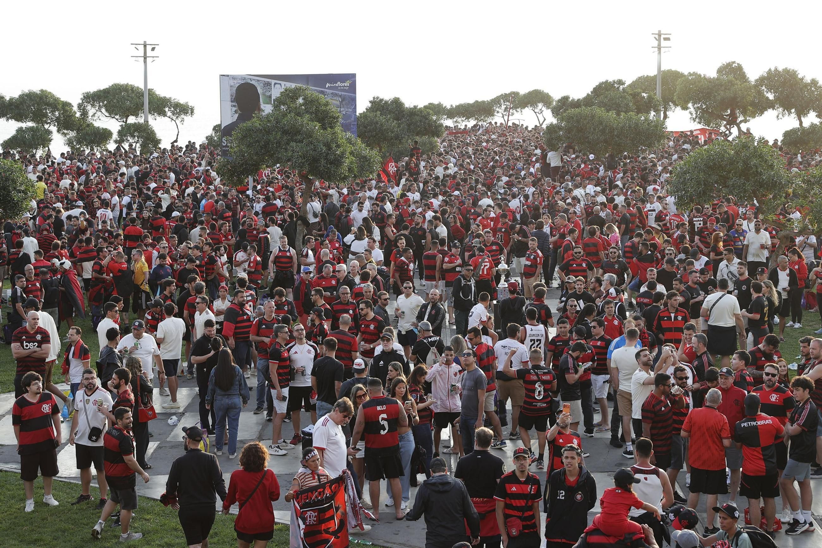 Las fotos de la final de la Copa Libertadores con triunfo de Flamengo sobre Palmeiras
