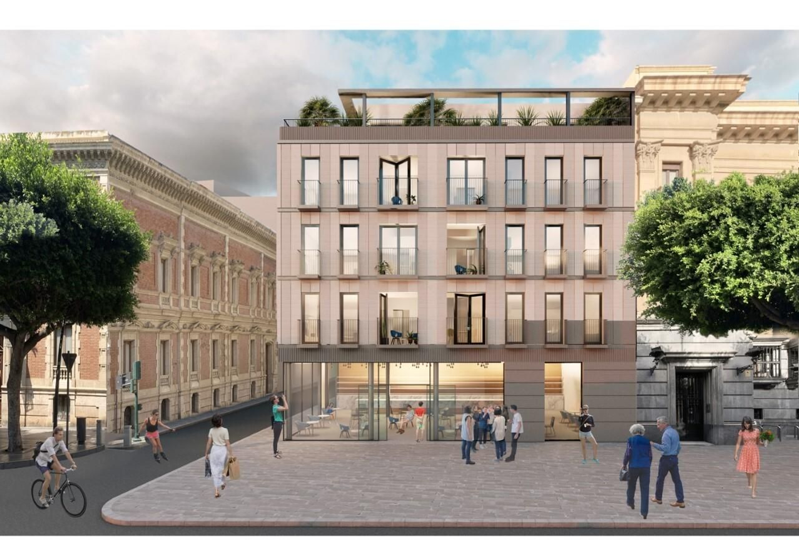 Recreación de Villalán, la primera promoción de AEDAS Homes en  Almería