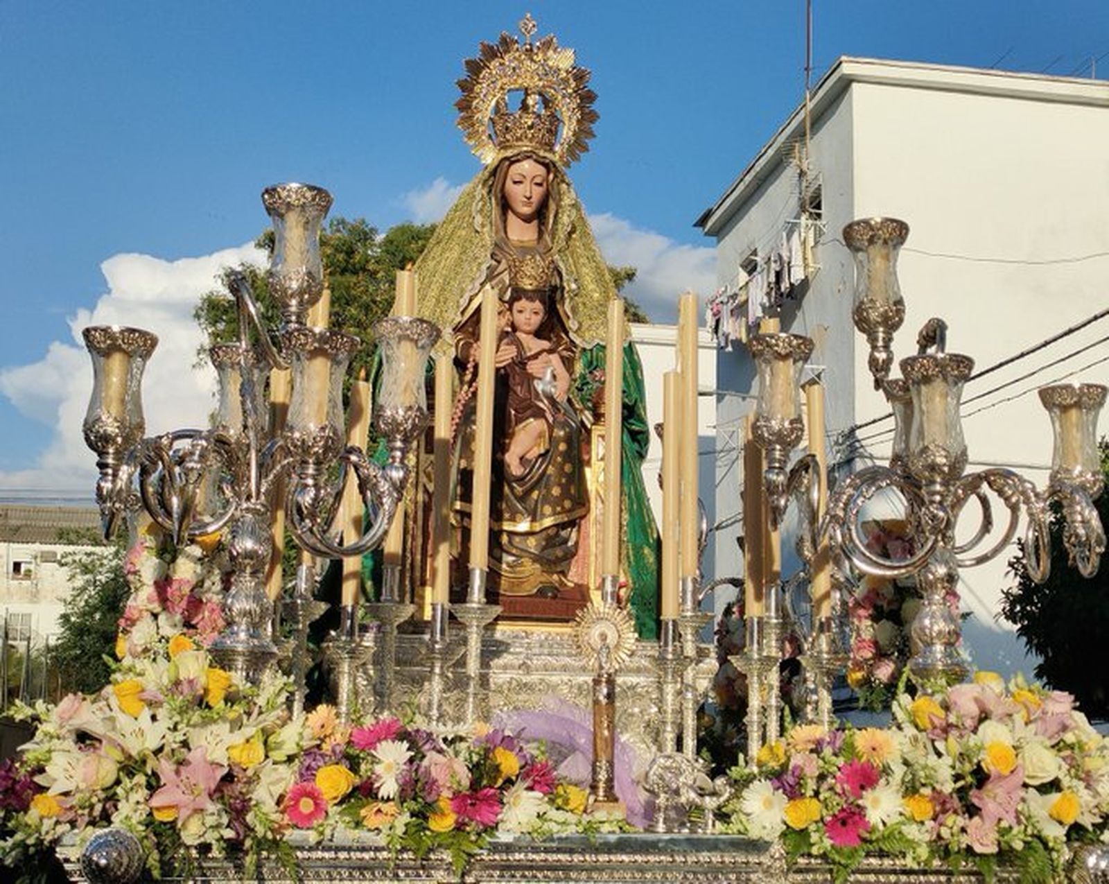 La Candelaria Madre de Dios presidirá el Pregón de las Glorias de Sevilla 2024.