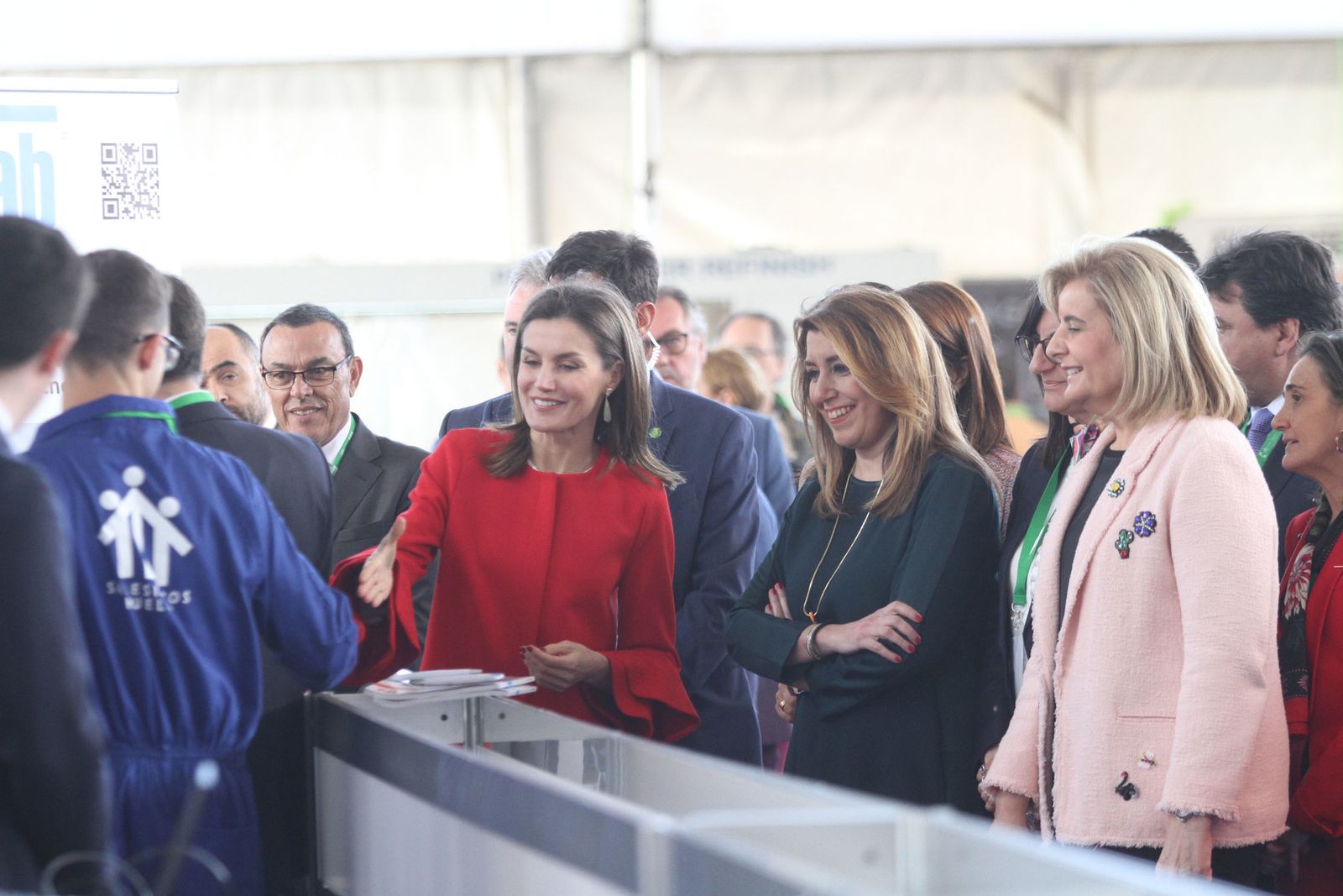 Imágenes de la visita de la reina Letizia a Huelva