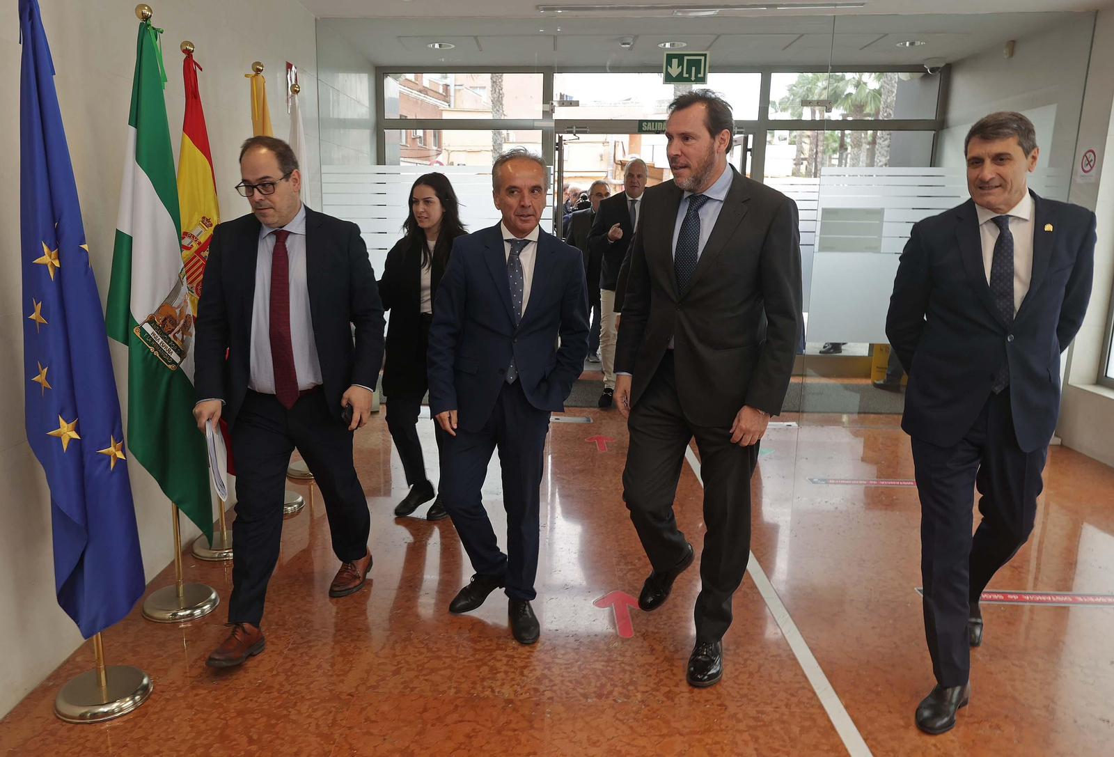 Fotos de la jornada de trabajo del ministro de Transportes en el Puerto de Algeciras