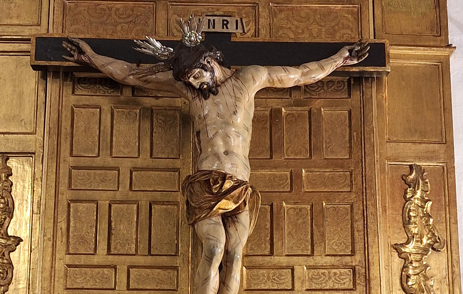 Restauración del Cristo de la Misericordia, obra de Juan de Oviedo, de la Parroquia de San Juan Bautista