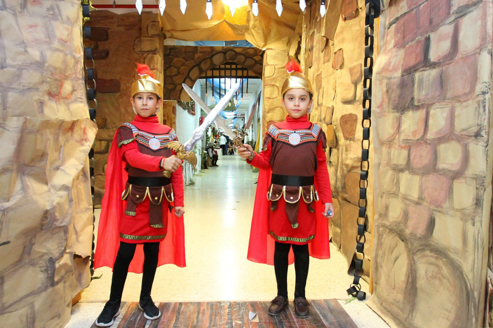 Imágenes del Belén viviente del colegio 12 de Octubre y la AMPA