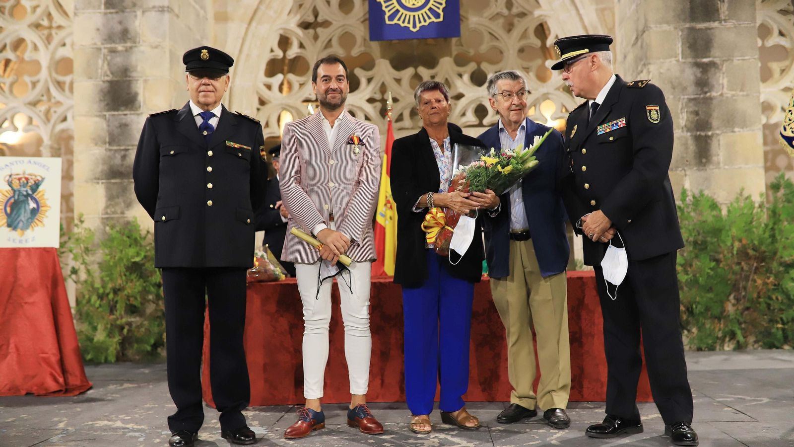 Entrega de medallas de la asociación policial Santo Angél de Jerez