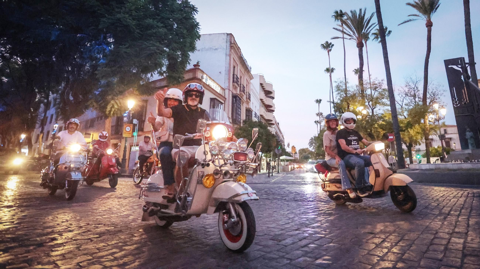 Imágenes del Encuentro Nacional de Scooters Clasicas en Jerez