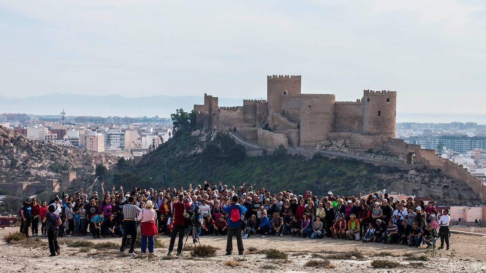 Vista existente desde la zona baja donde están ubicadas las canteras.