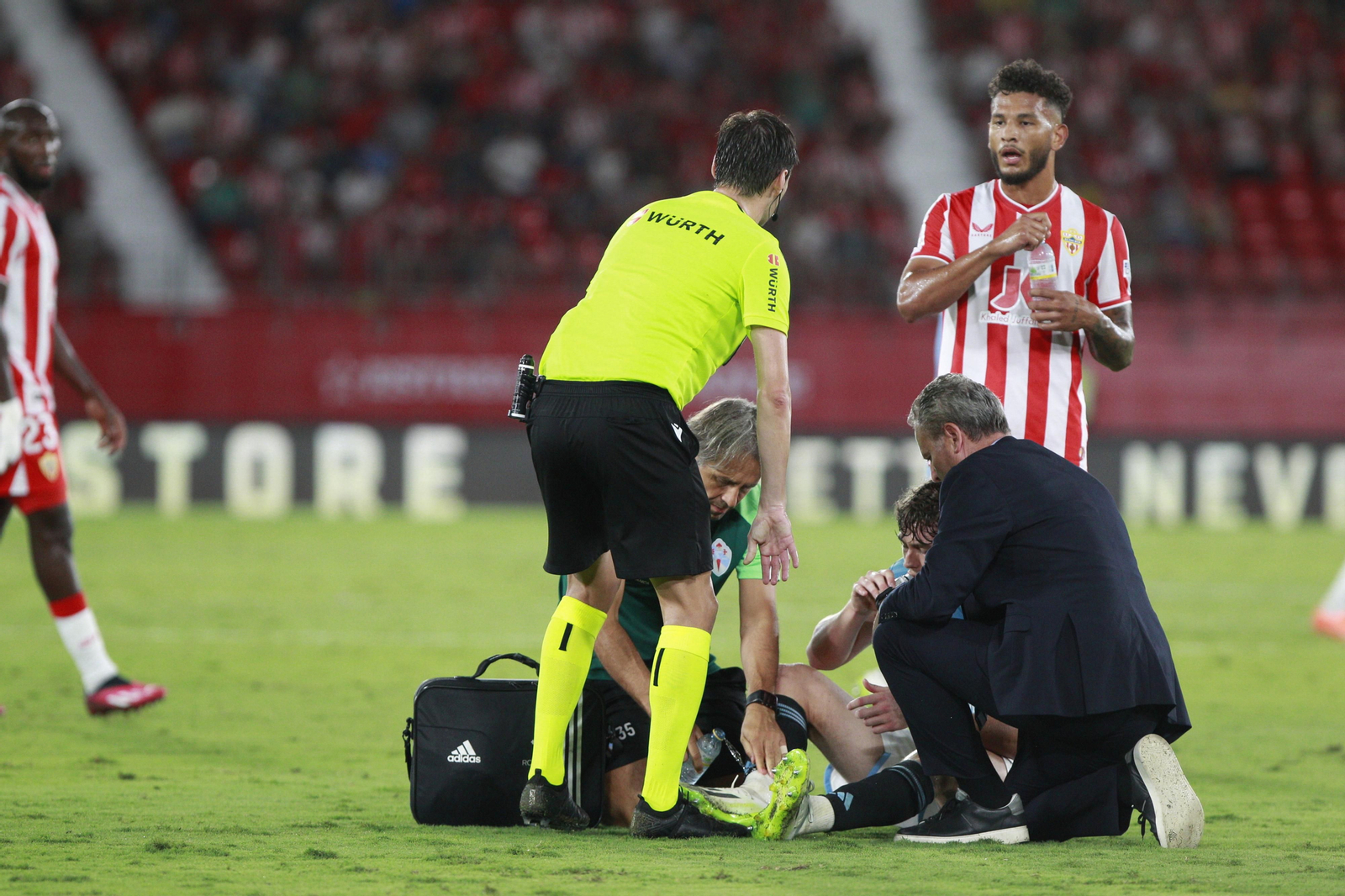 Imágenes del partido U.D. Almería-Real Club Celta de Vigo