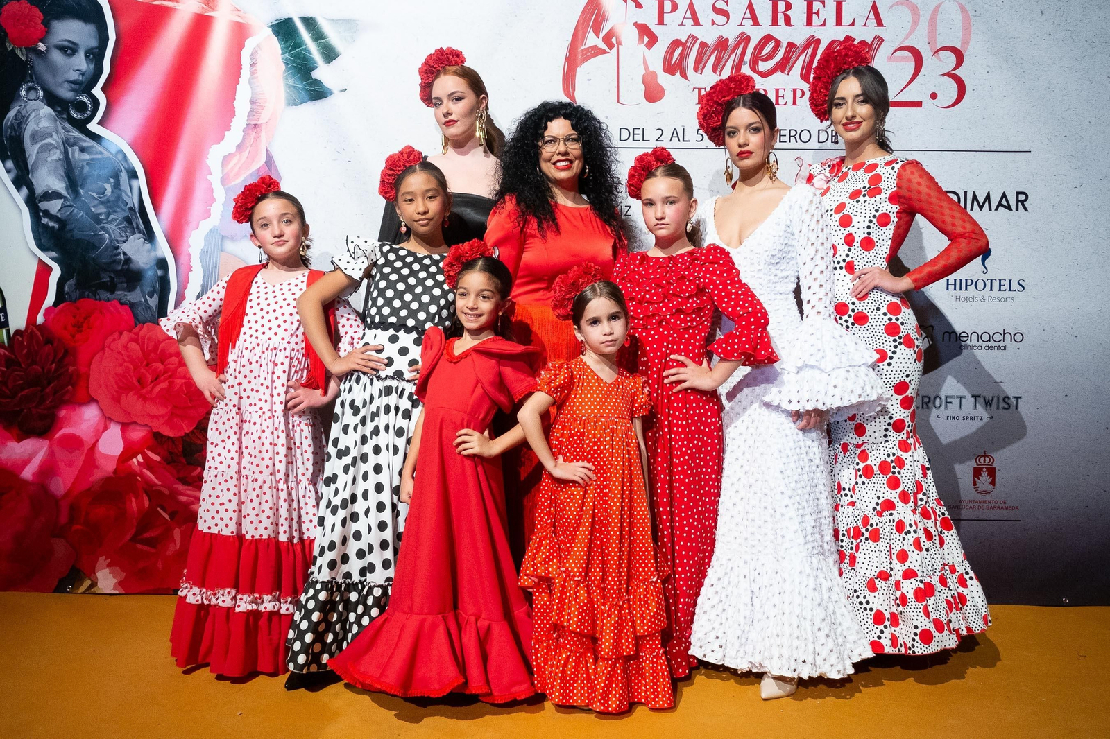 Desfile de Isabel Avedú en la Pasarela Flamenca Jerez Tío Pepe 2023