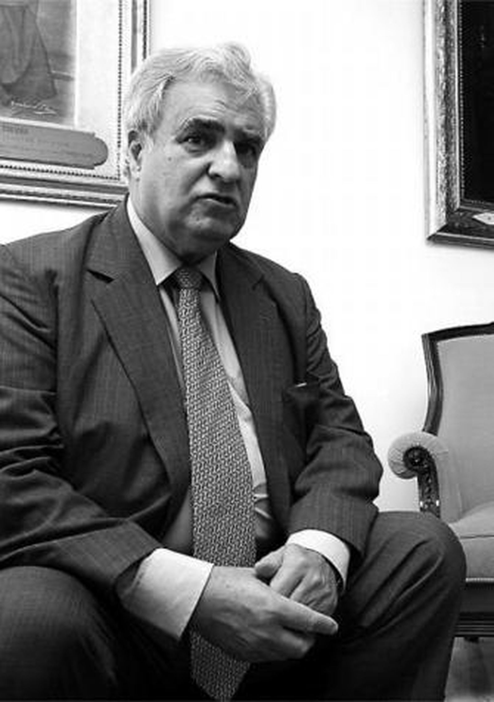 El Defensor del Pueblo Español, Enrique Múgica, en foto de archivo.