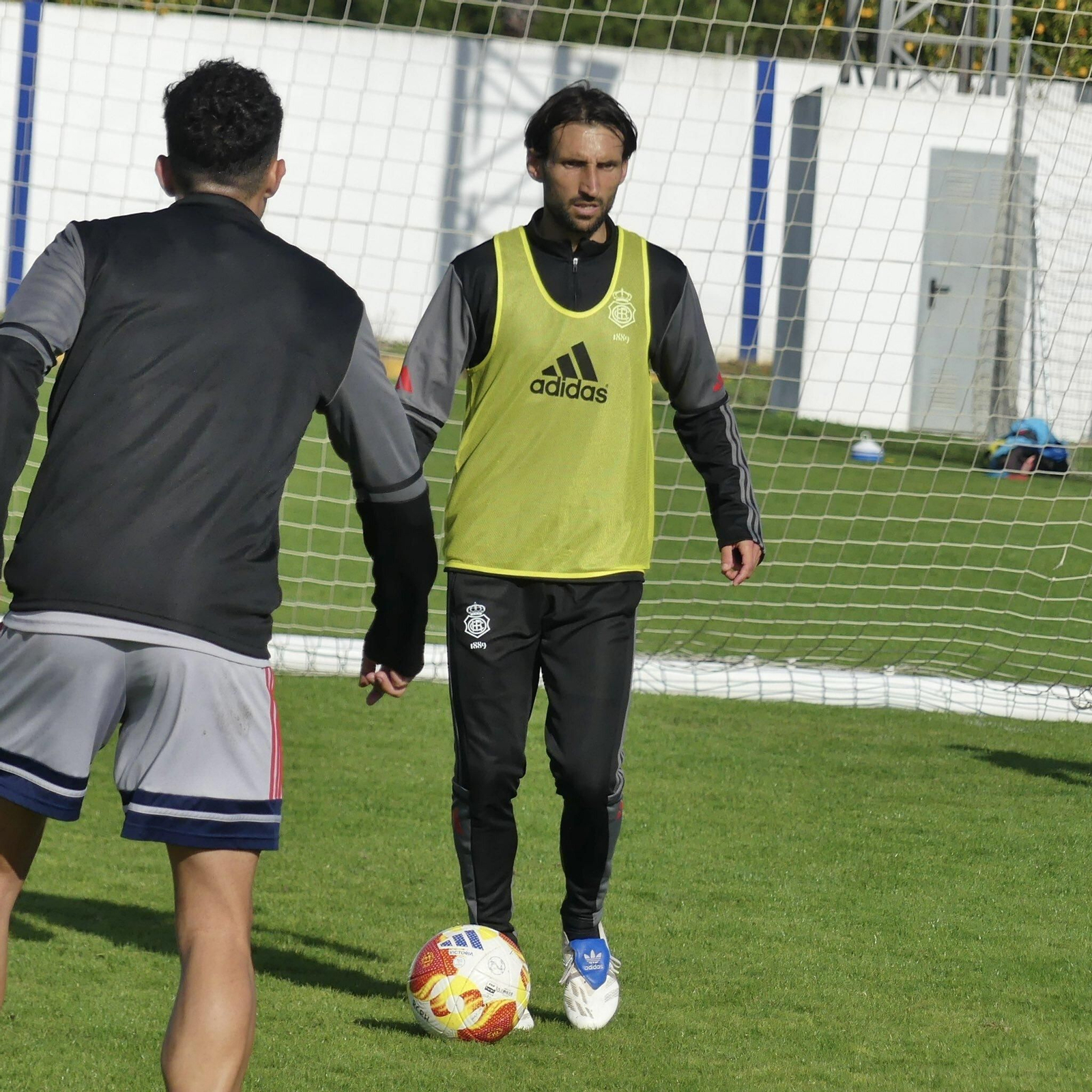 Álex Bernal durante un entrenamiento en la Ciudad Deportiva.