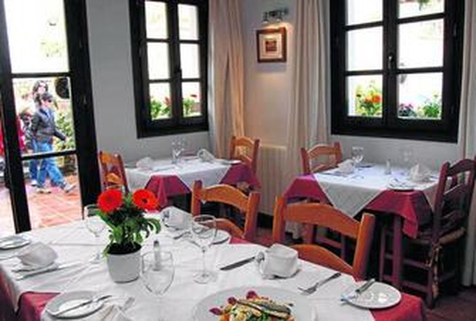 Comida amenizada por la sinfonía del agua