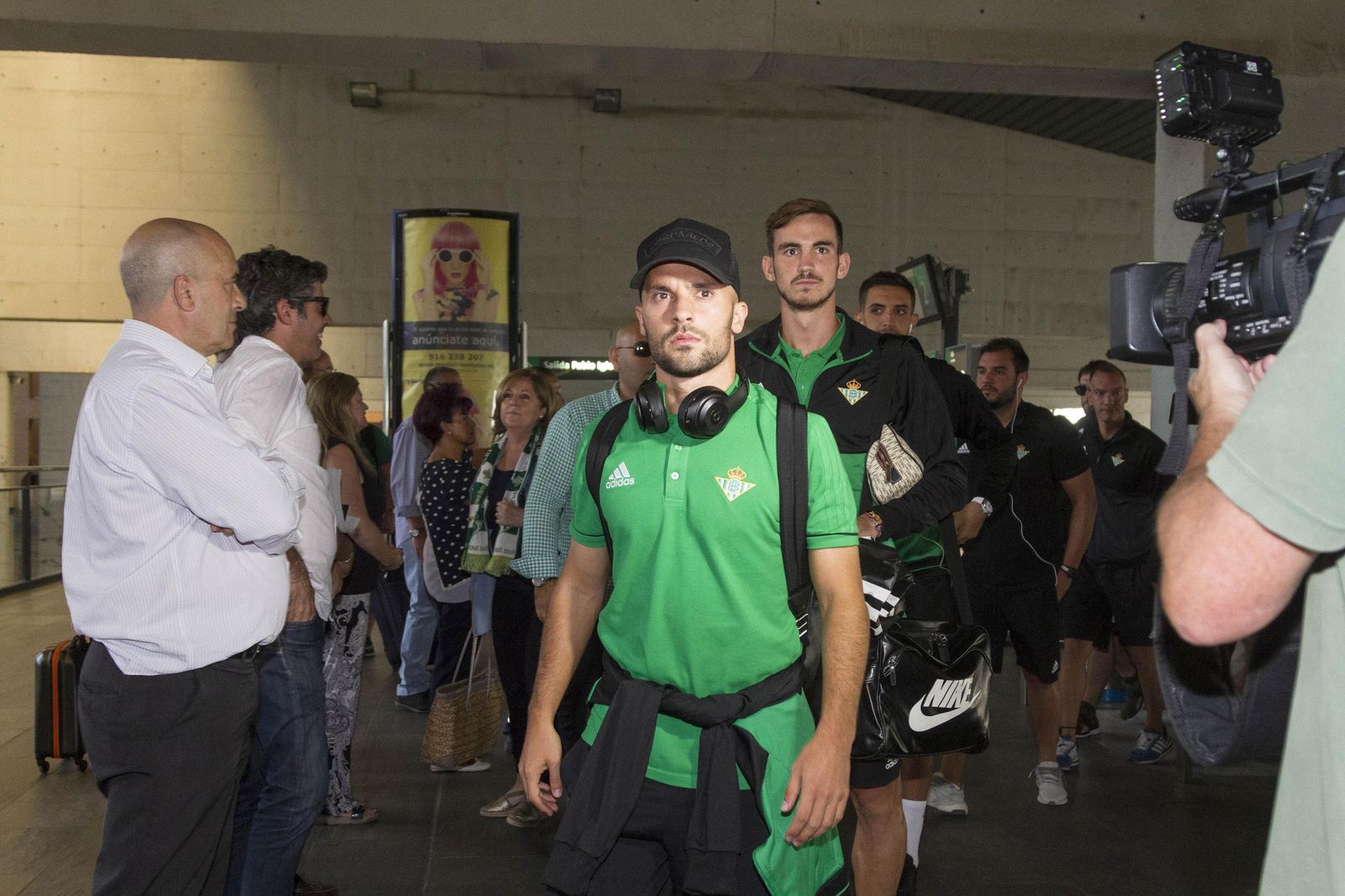 Durmisi, a la llegada de un partido del Betis en esta última temporada.