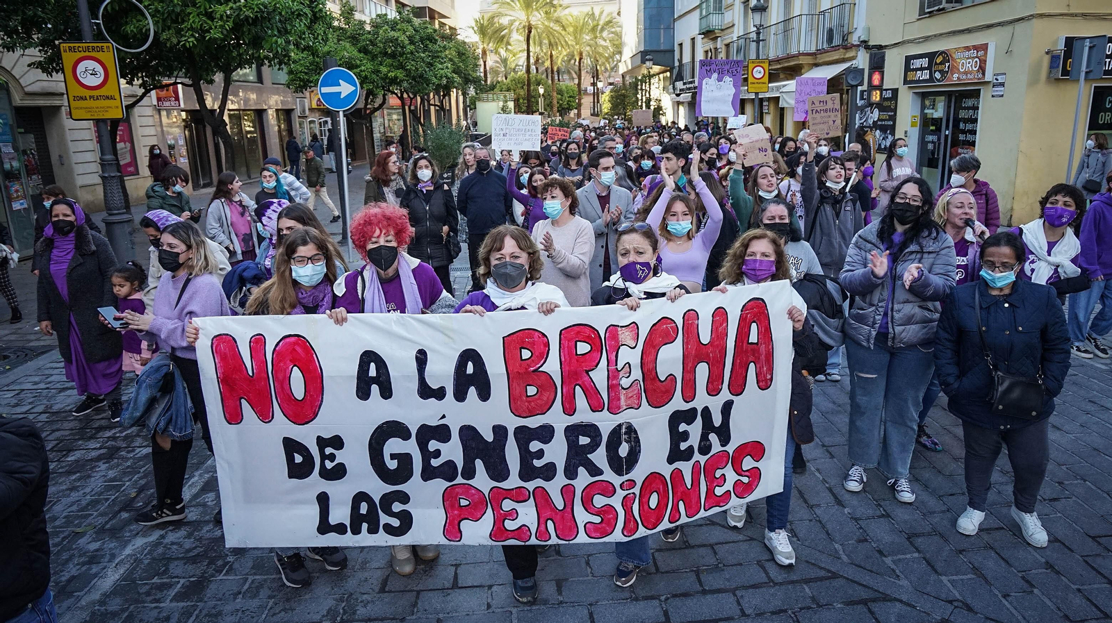 Así se vivió el 8M en Jerez