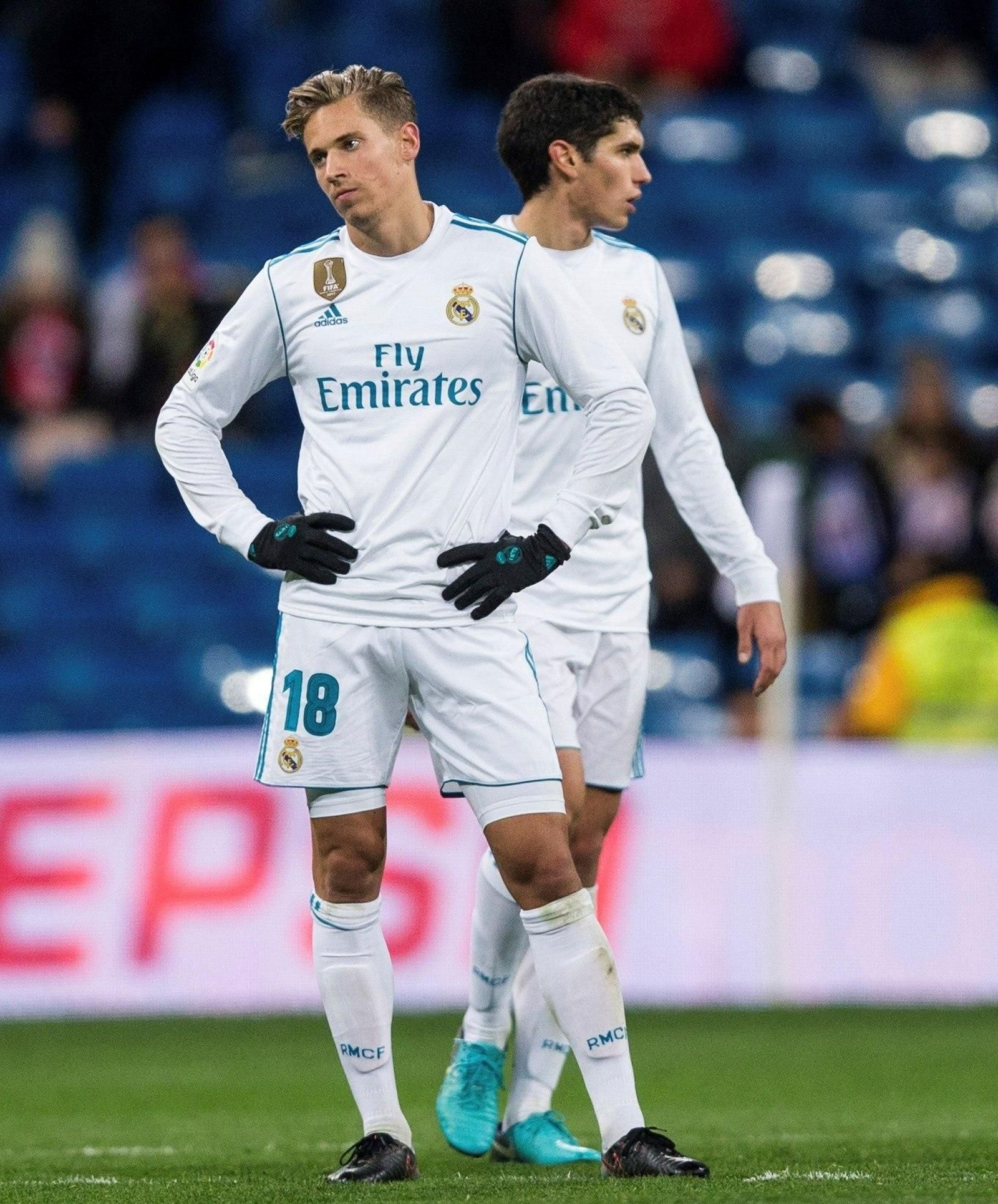 El jugador del Real Madrid Castilla, Marcos Llorente