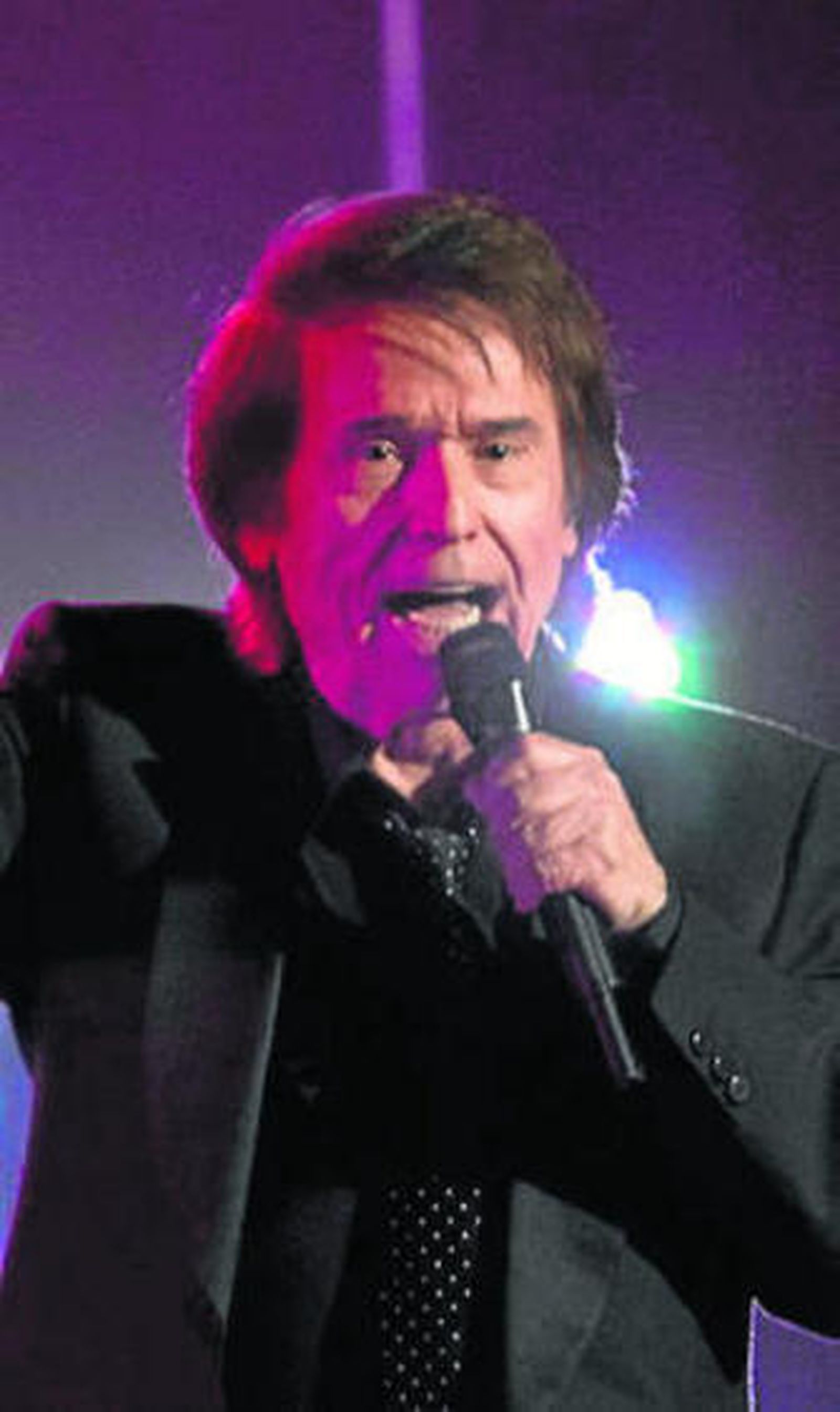 Rafael durante uno de sus conciertos.