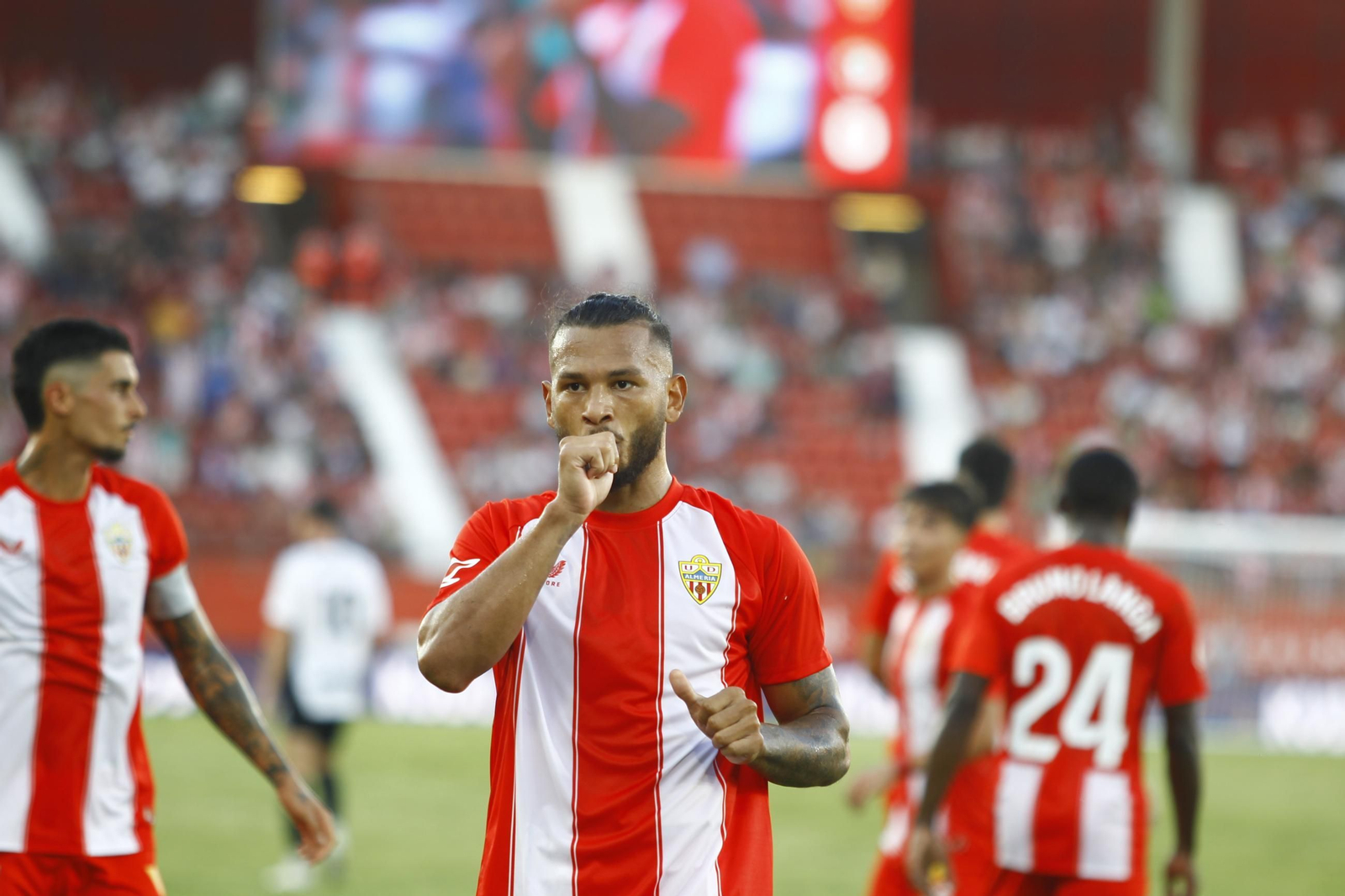 La victoria de la U.D. Almería ante el Real Burgos, en imágenes