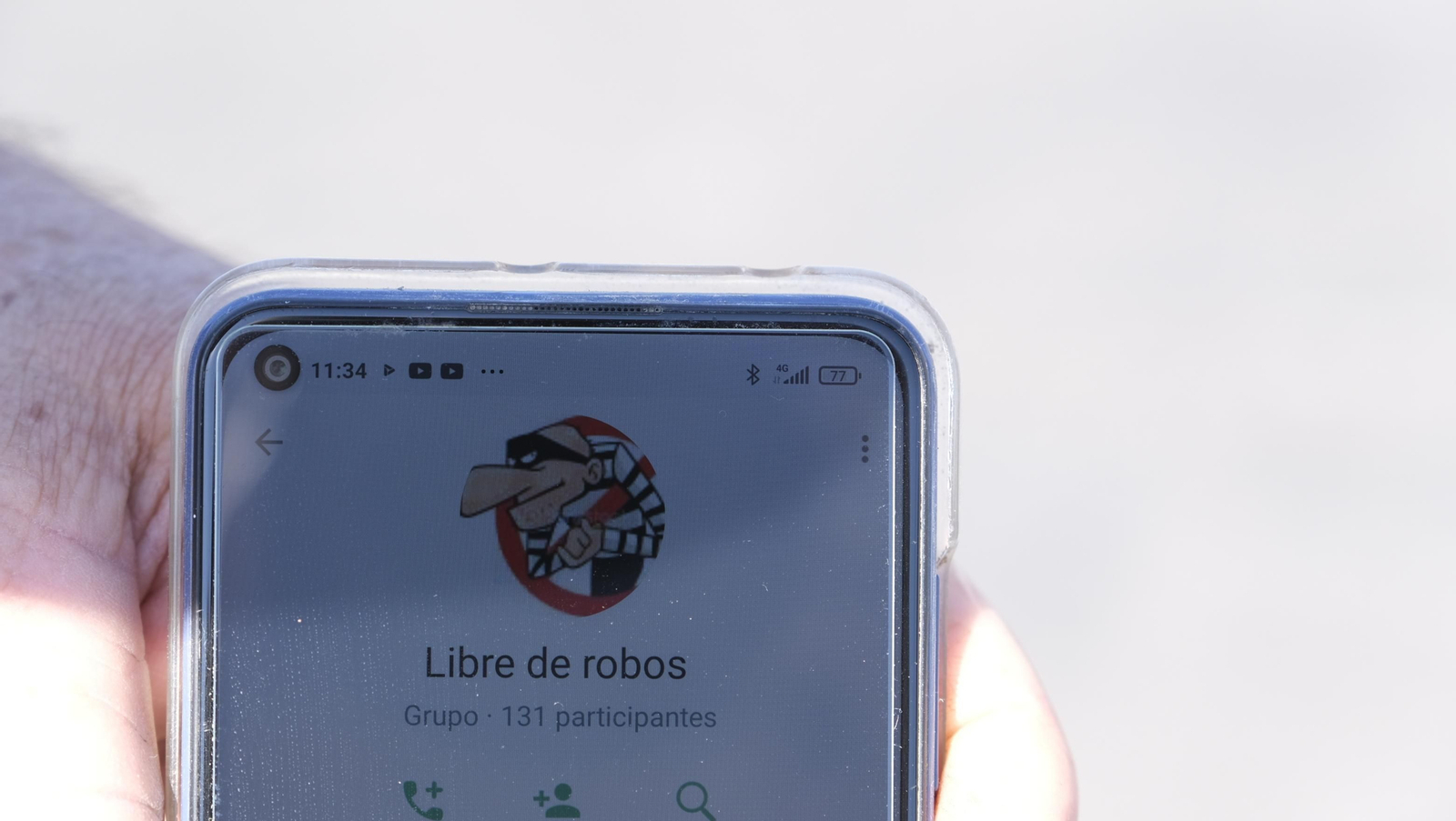 Protestas de los vecinos de los cortijos de La Cañada por la falta de iluminación