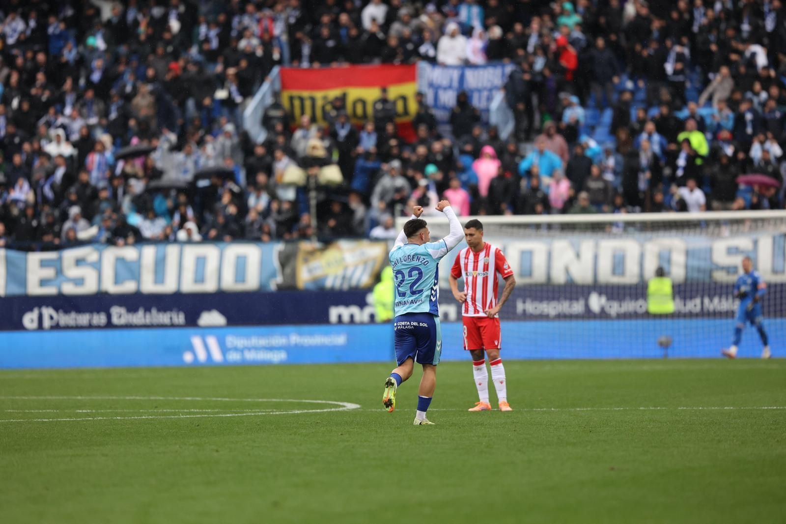 Málaga CF-Almería, en fotos