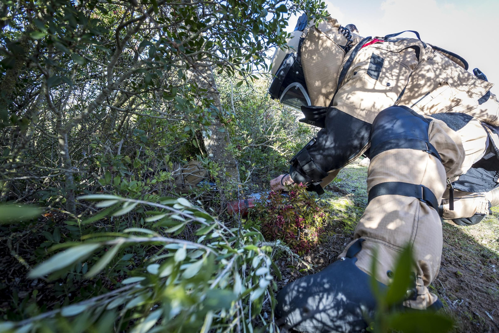 Adiestramiento de Infantería de Marina durante el ejercicio FTX-FIM 18 en la base de Rota