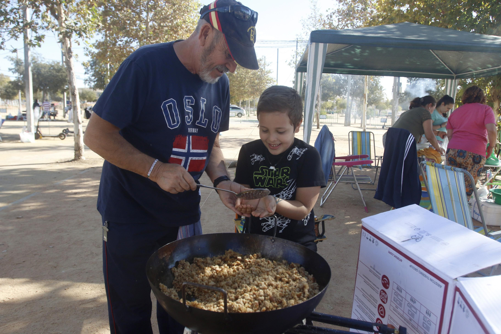 Los peroles por San Rafael, en fotografías