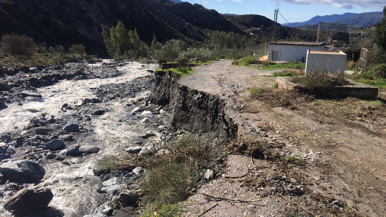 El río Chico a su paso por Bayacas