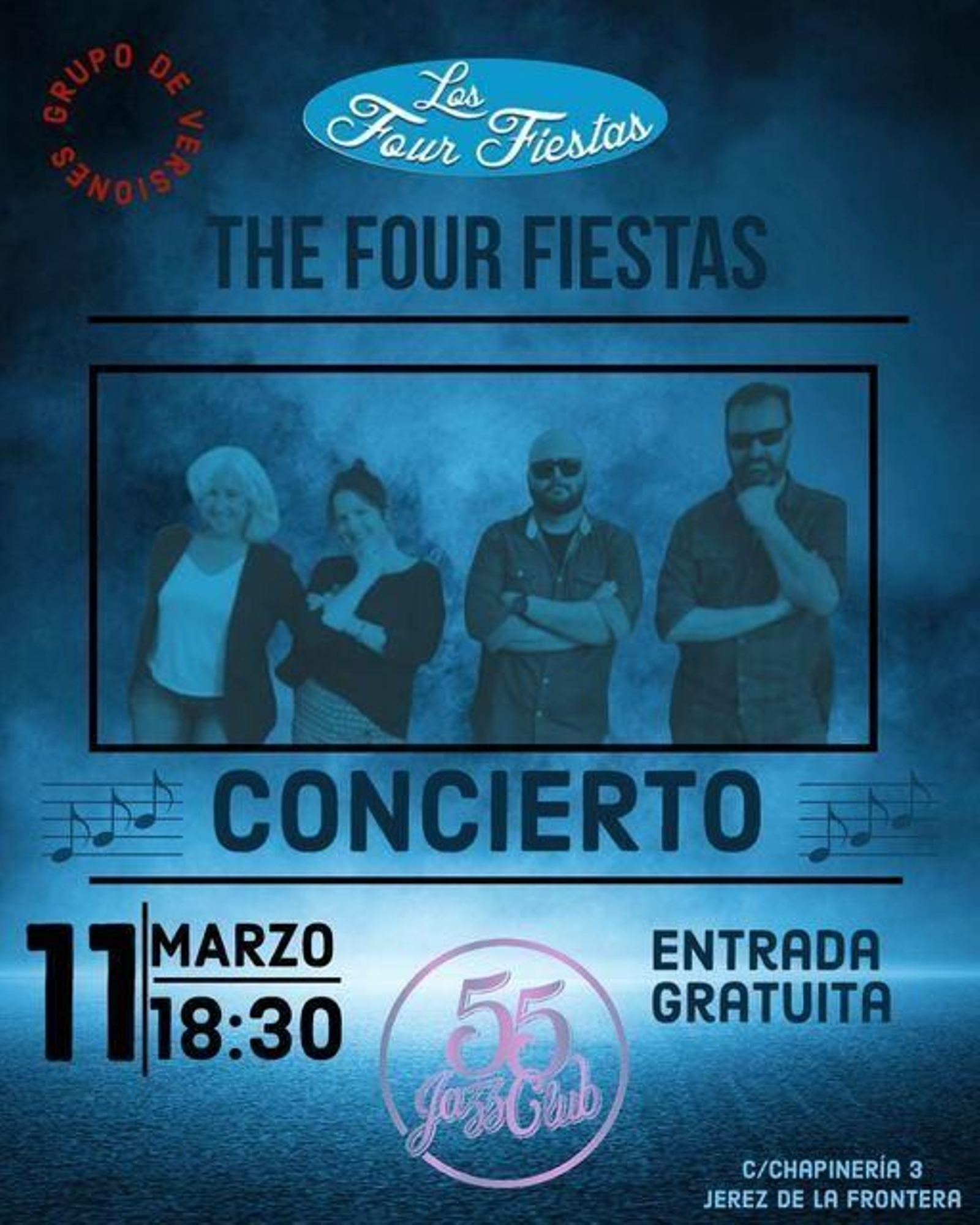 The Four Fiestas en 55 Jazz Club