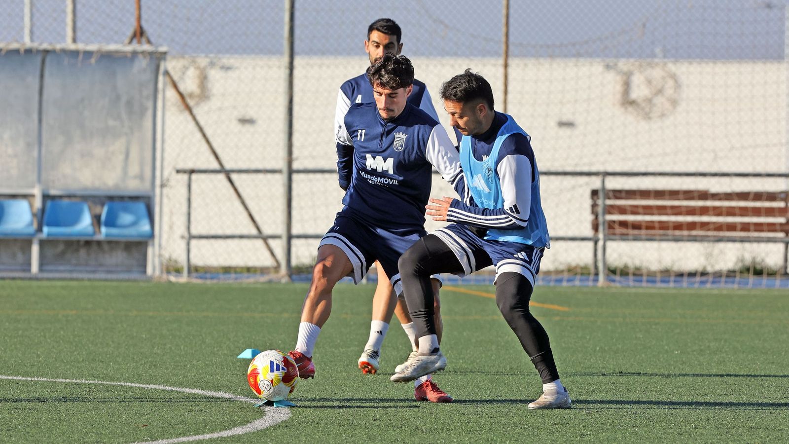 Imágenes del entrenamiento del Xerez CD en Picadueñas