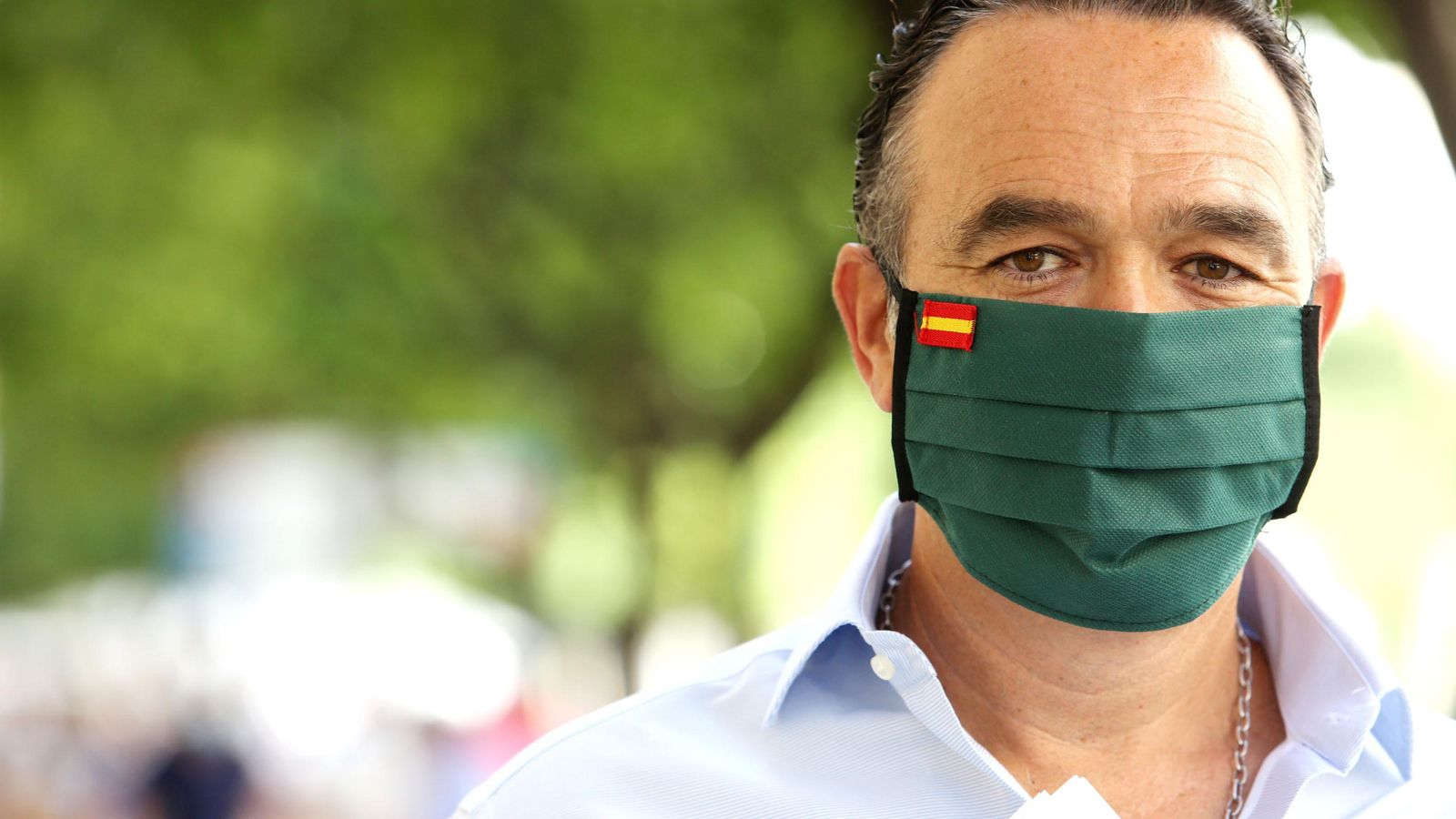 Aumesquet, fotografiado en la calle Larga.