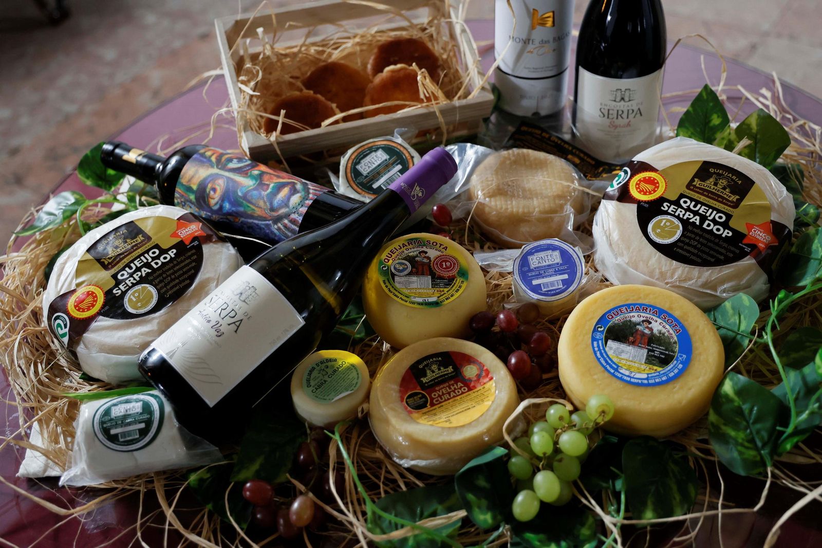 Una muestra de la gastronomía de Serpa (Portugal)