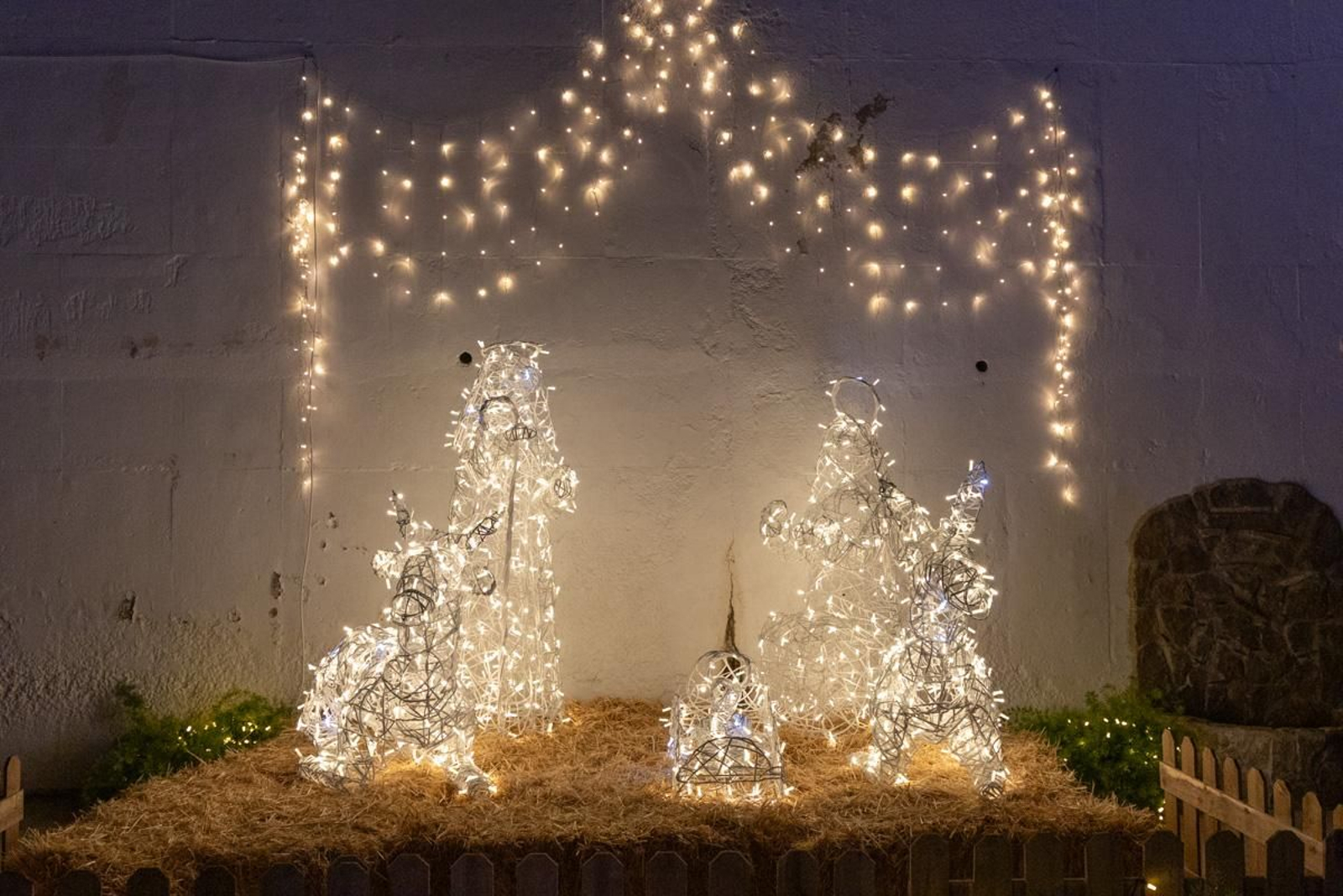 Inauguración del espectáculo de luz y sonido de la UPM