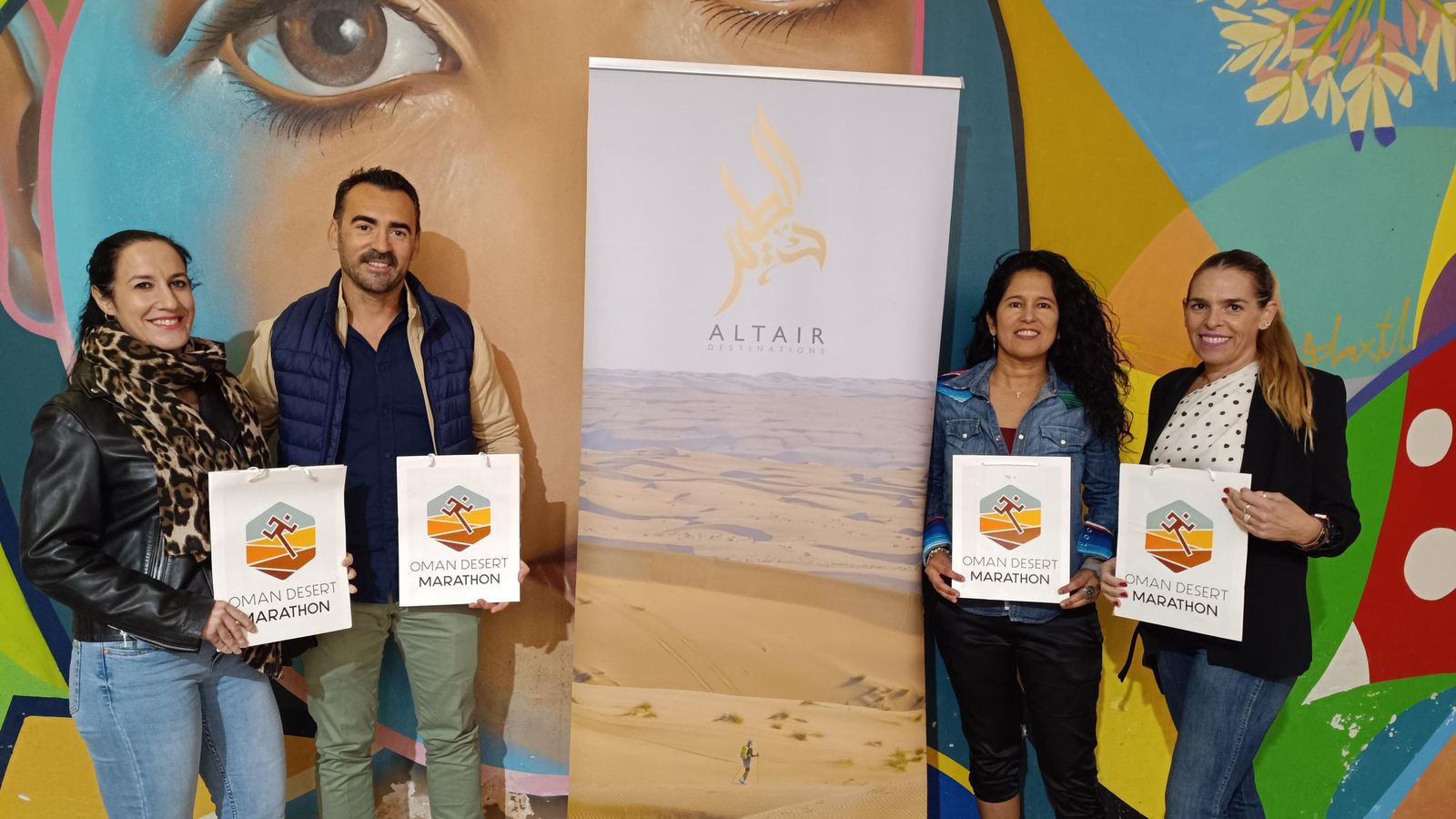 Ana Patricia Zorrilla, Fran Fernández, Rigel Cedeño y Mari Carmen Amorós