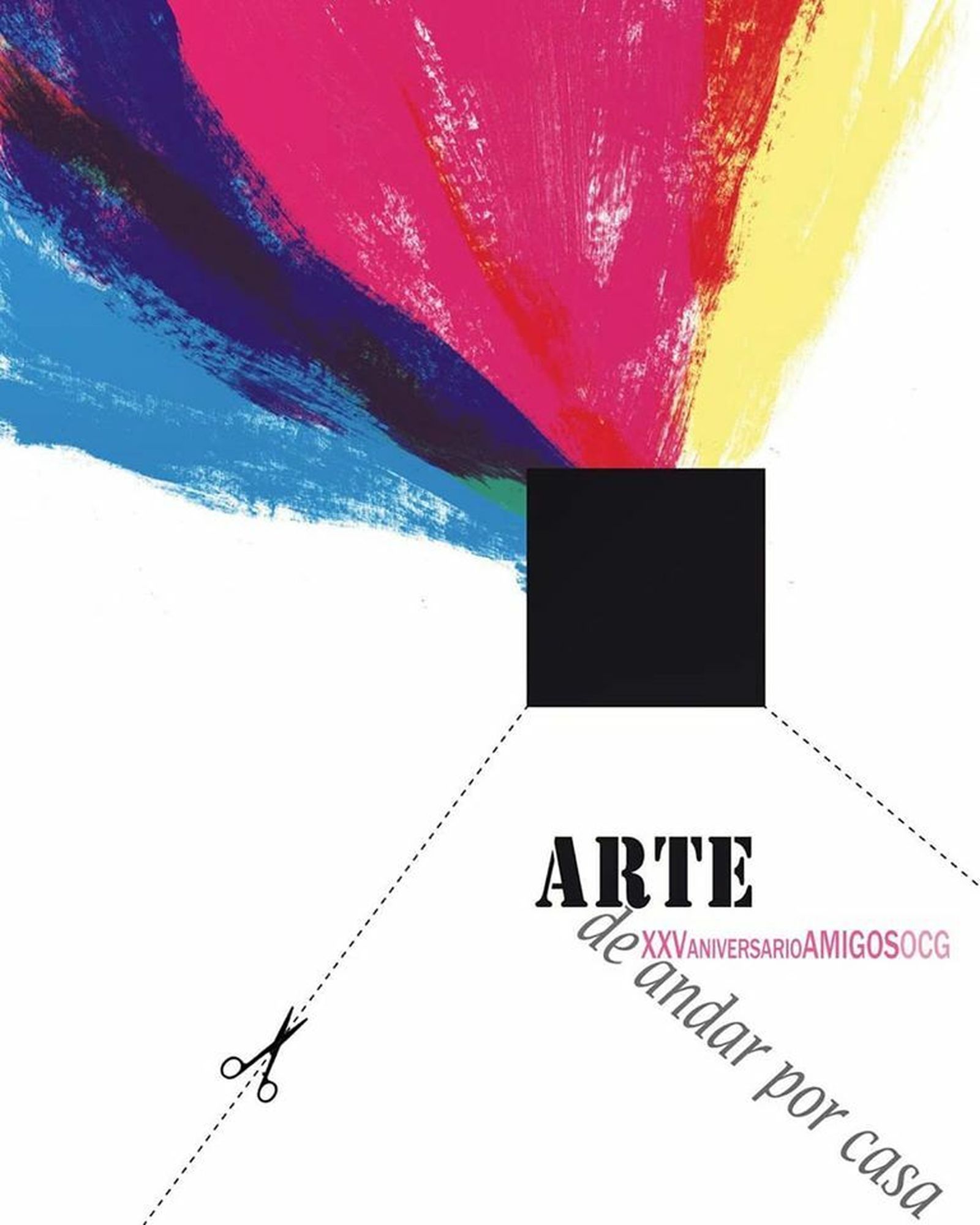 Cartel de la exposición 'Arte de andar por casa'.