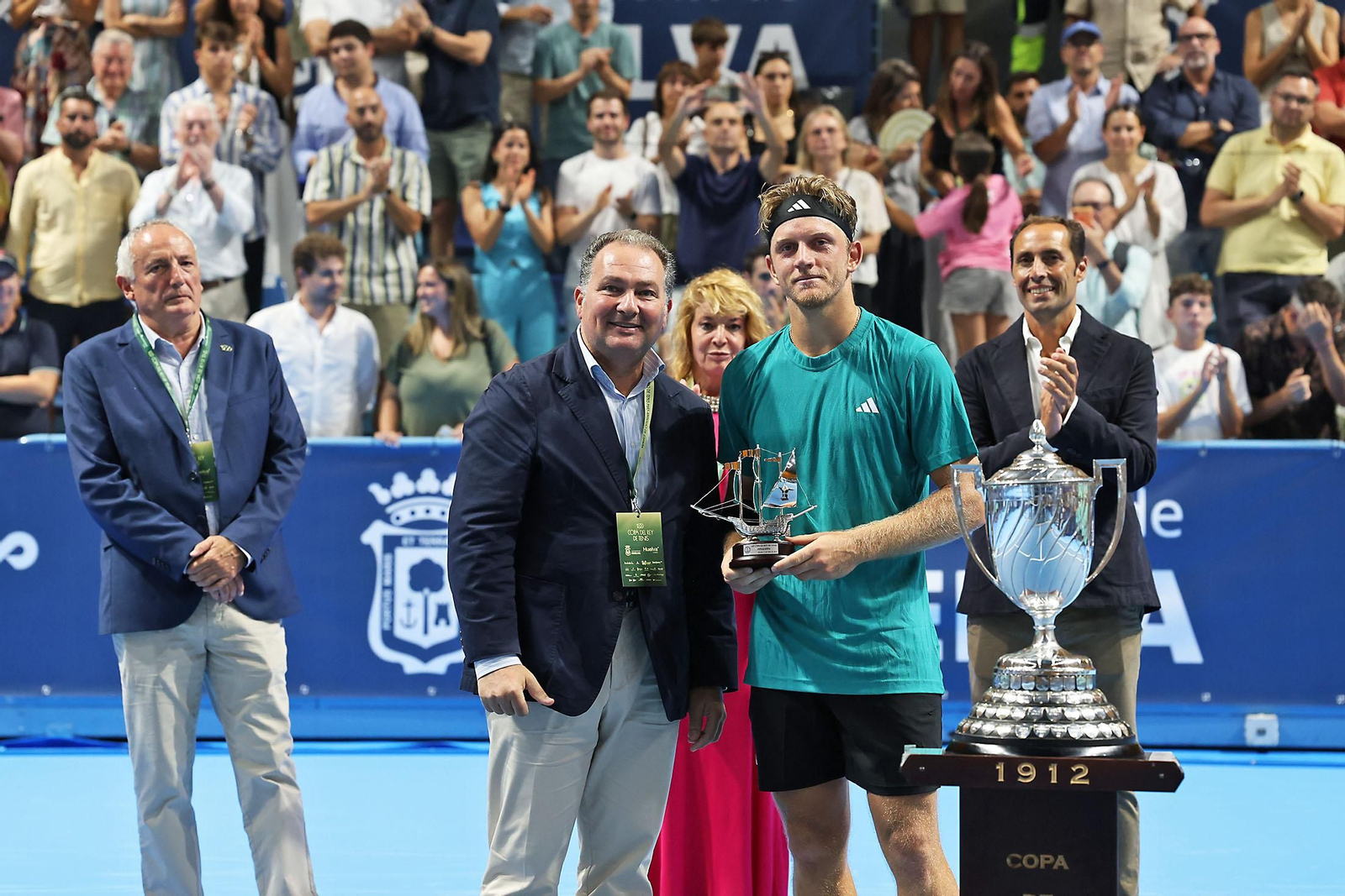 Imágenes de la final masculina de la Copa del Rey de tenis entre Daniil Medvedev y Alejandro Davidovich