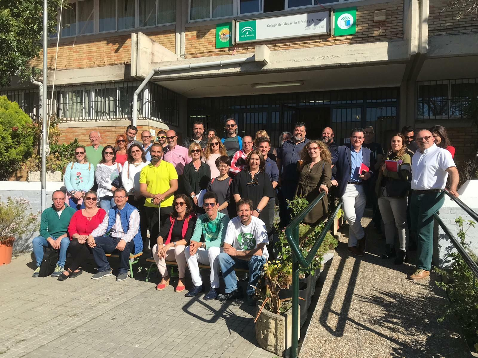 Equipo de trabajo del proyecto Bahía de Plata, en una imagen de abril.