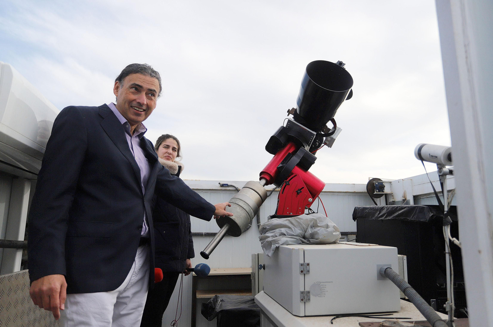 La red mundial de telescopios espaciales con sede en Huelva, en imágenes