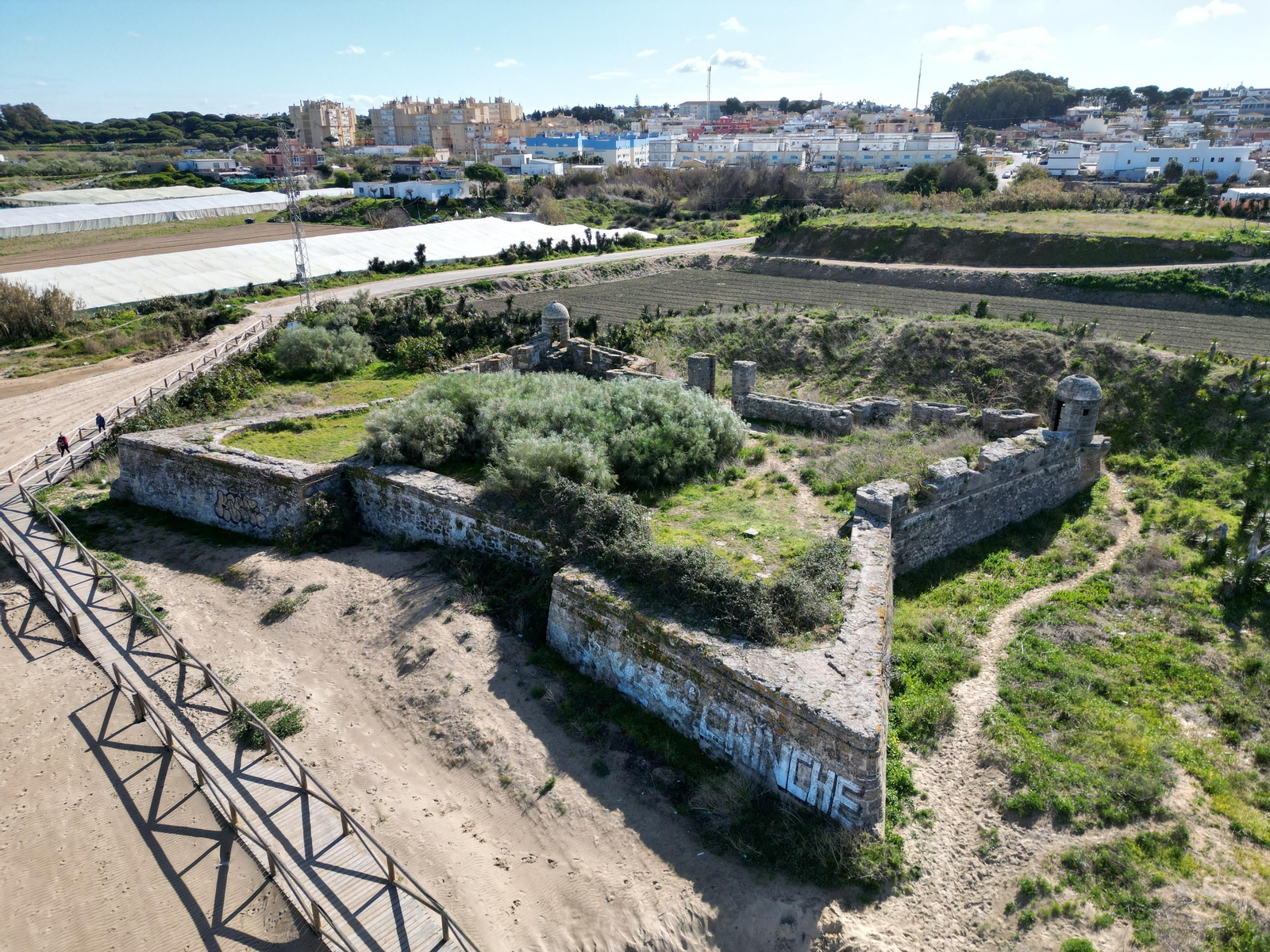 El Baluarte de San Salvador de Sanlúcar, también conocido como Castillo de la Pantista.